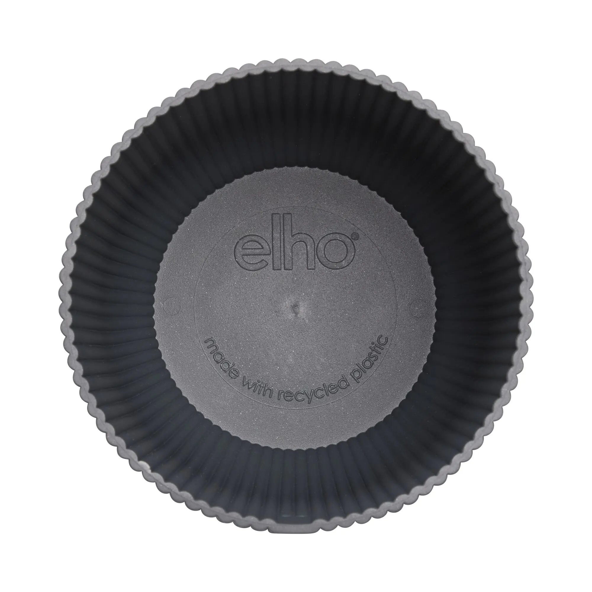 Elho Blumentopf Vibes Fold Kunststoff anthrazit Ø 22x 20 cm