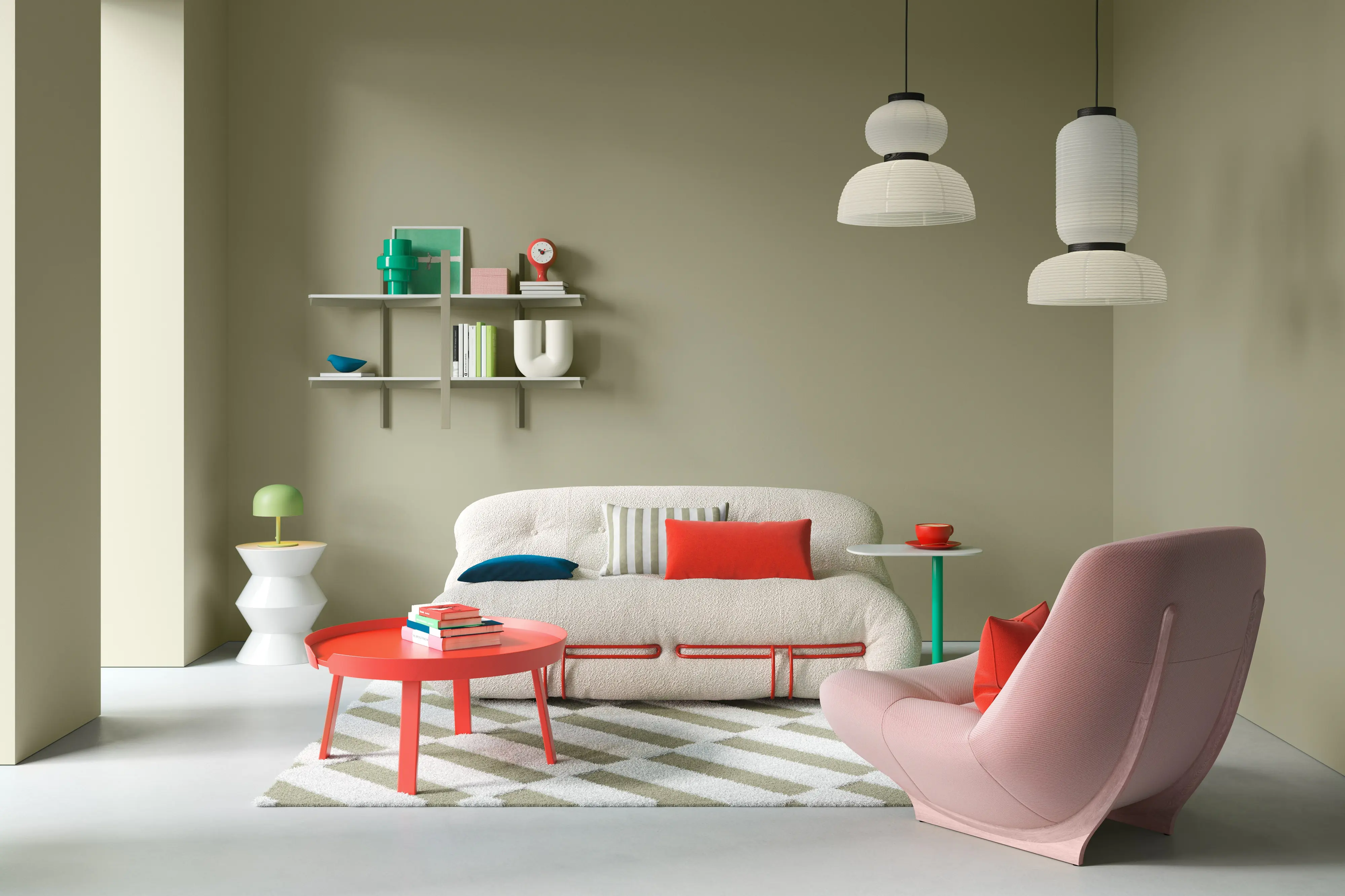 Alpina Wandfarbe Pantone matt elm 2,5 L