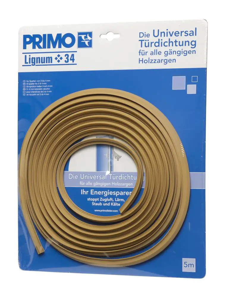 Primo Universaldichtung Holzzarge Lignum 34 beige, 5 Meter Primo Universaldichtung Holzzarge Lignum 34 beige, 5 Meter