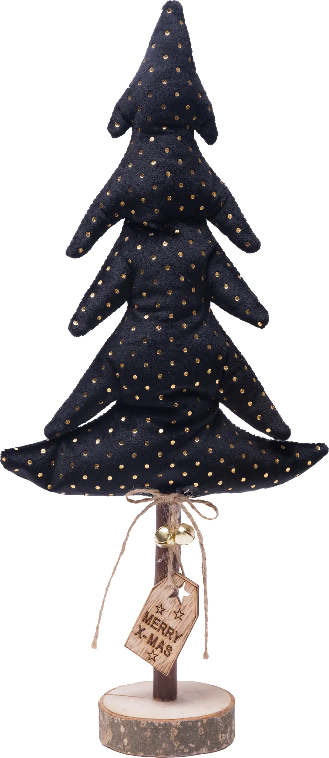 TrendLine Dekofigur Tannenbaum 38 x 17 cm schwarz-gold TrendLine Dekofigur Tannenbaum 38 x 17 cm schwarz-gold