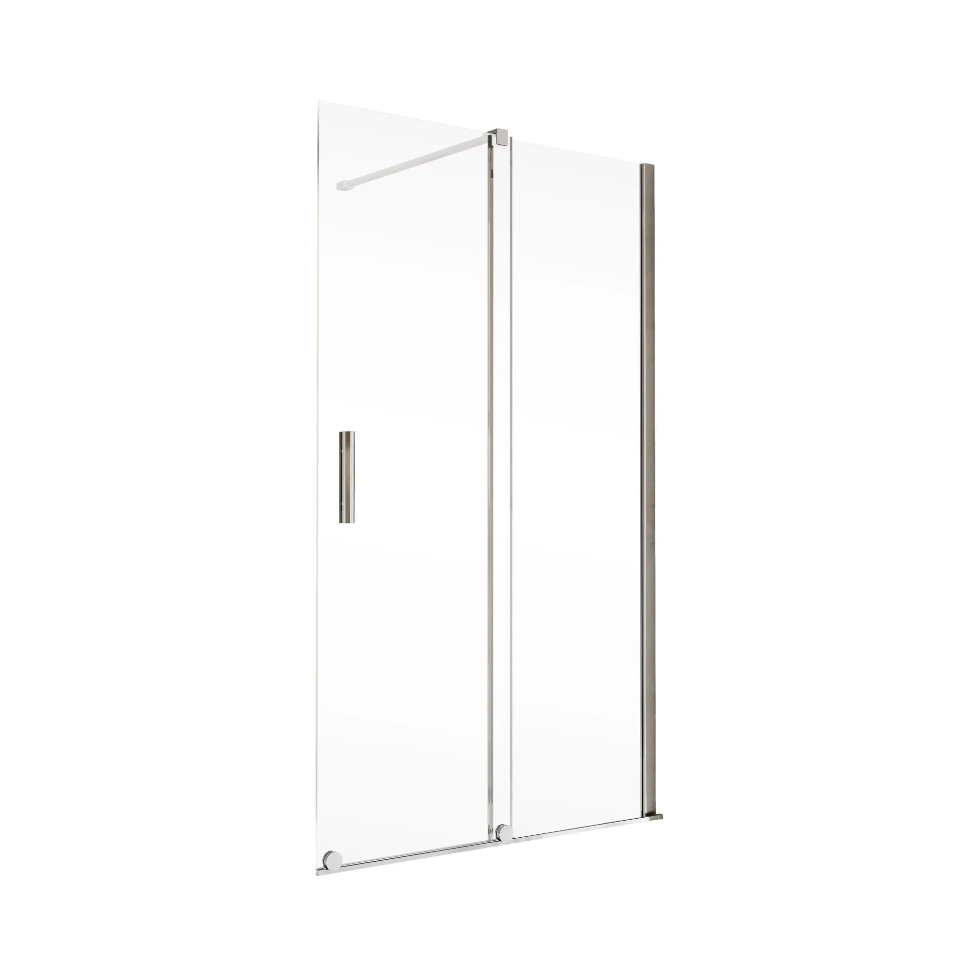 Schulte Duschwand Walk In Schiebetür rechts mit Rollen Toura 120 x 200 cm chrom Klarglas Schulte Duschwand Walk In Schiebetür rechts mit Rollen Toura 120 x 200 cm chrom Klarglas