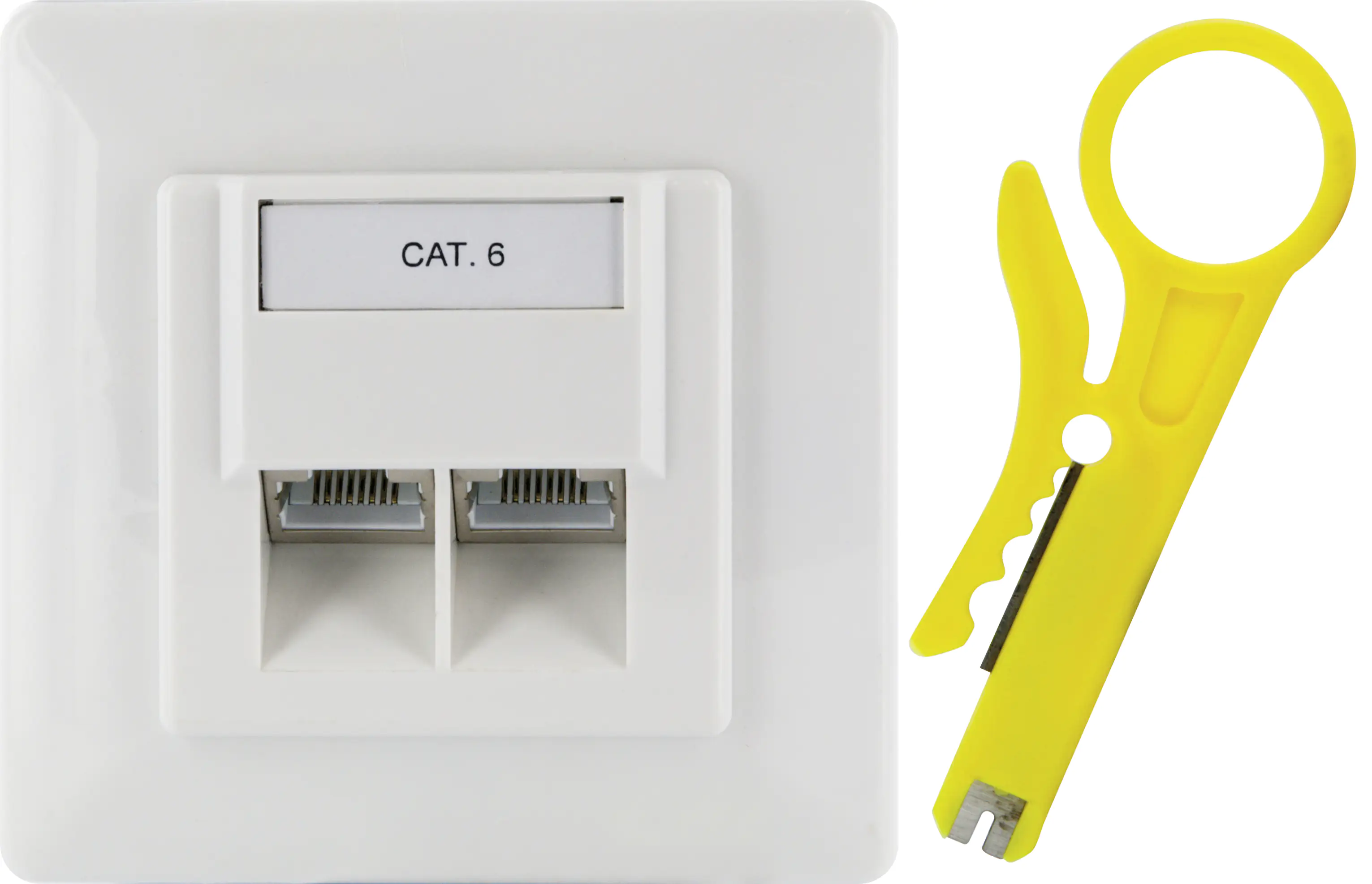 4004005505764_1058719 Schwaiger Netzwerk Aufputz-Anschlussdose