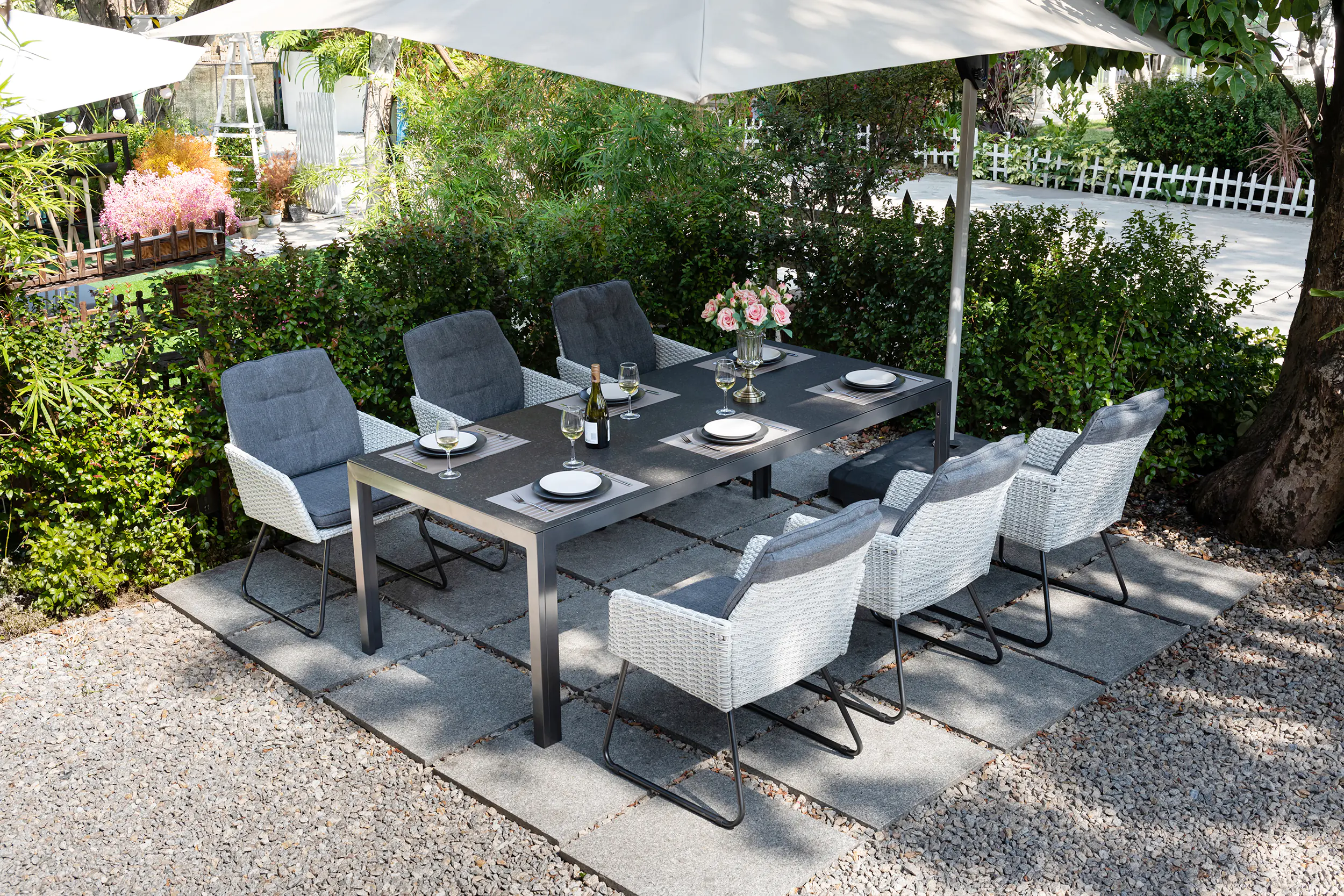 Primaster Garten-Essgruppe Belano 6 Personen