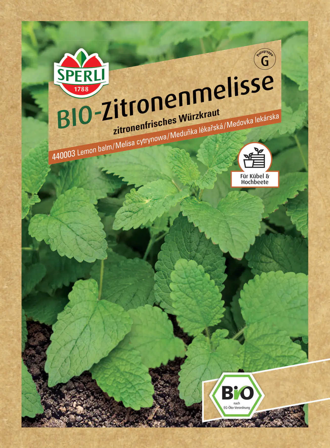 Sperli BIO Zitronenmelisse Sperli BIO Zitronenmelisse