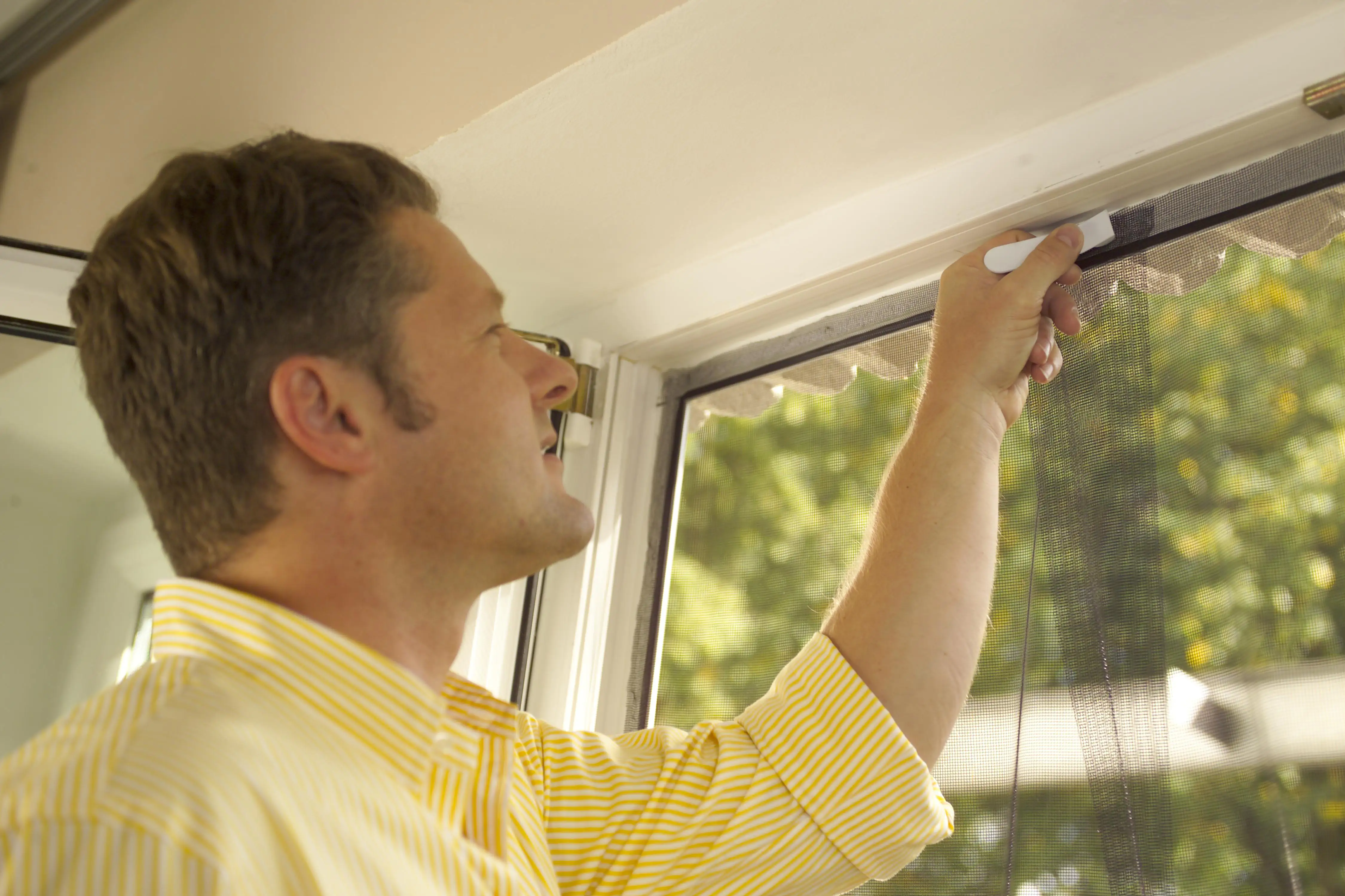 tesa Fliegenschutz-Tür COMFORT 120 x 220 cm - weiß