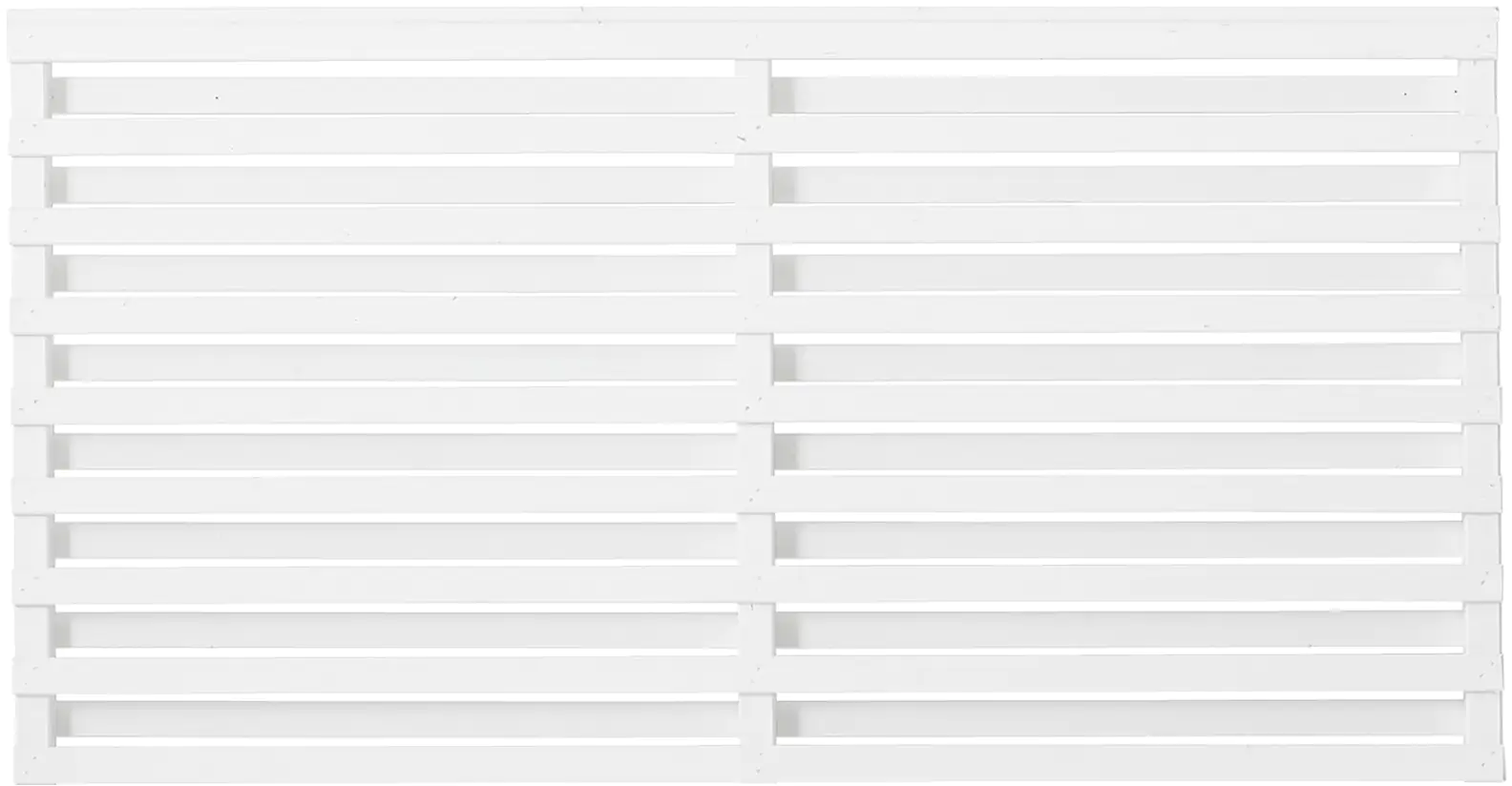 Plus Zaun Osaka 180 x 93 cm RAL 9010 Weiß