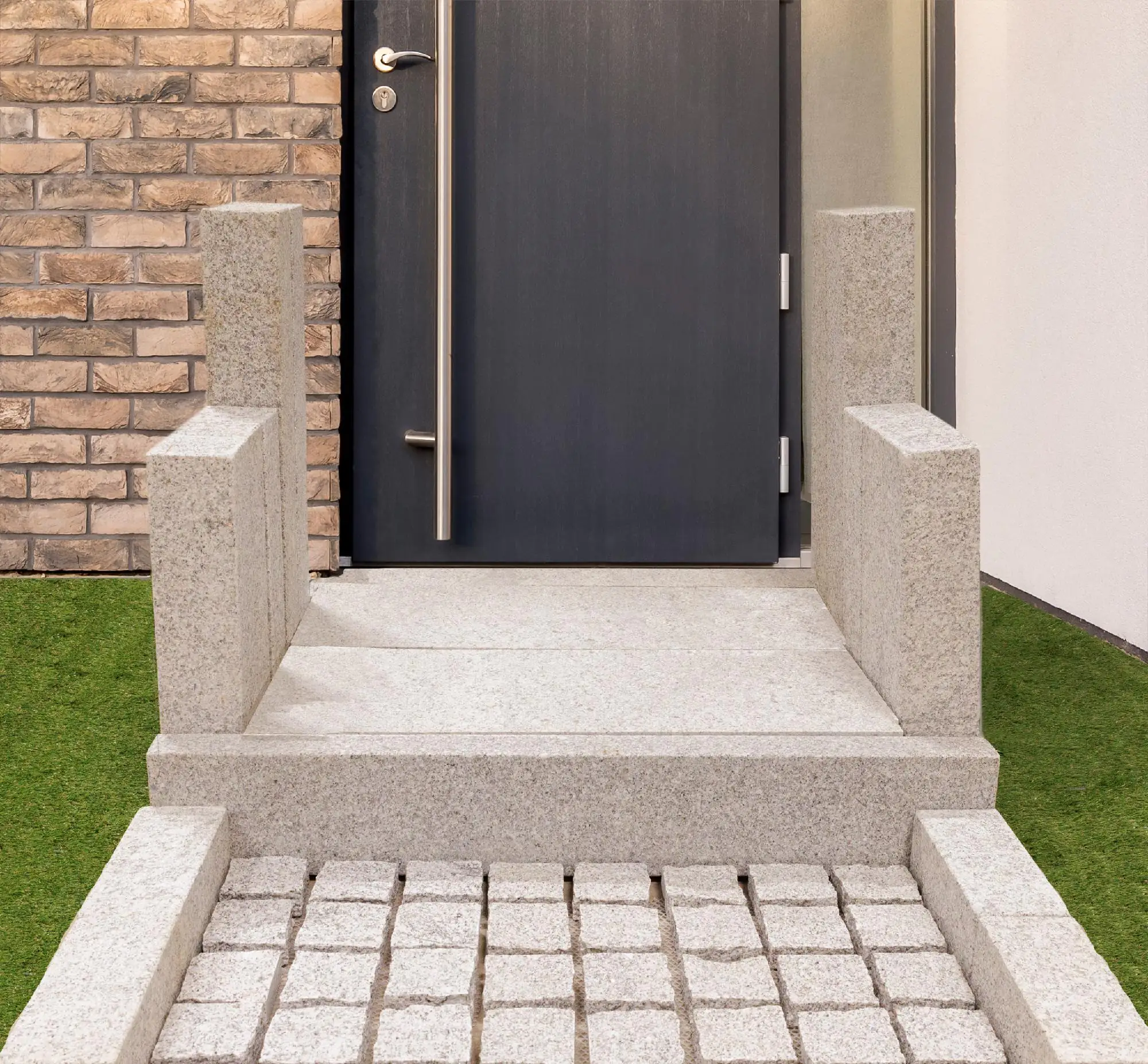 TrendLine Palisade Granit 50 x 10 x 10 cm grau geflammt TrendLine Palisade Granit 50 x 10 x 10 cm grau geflammt