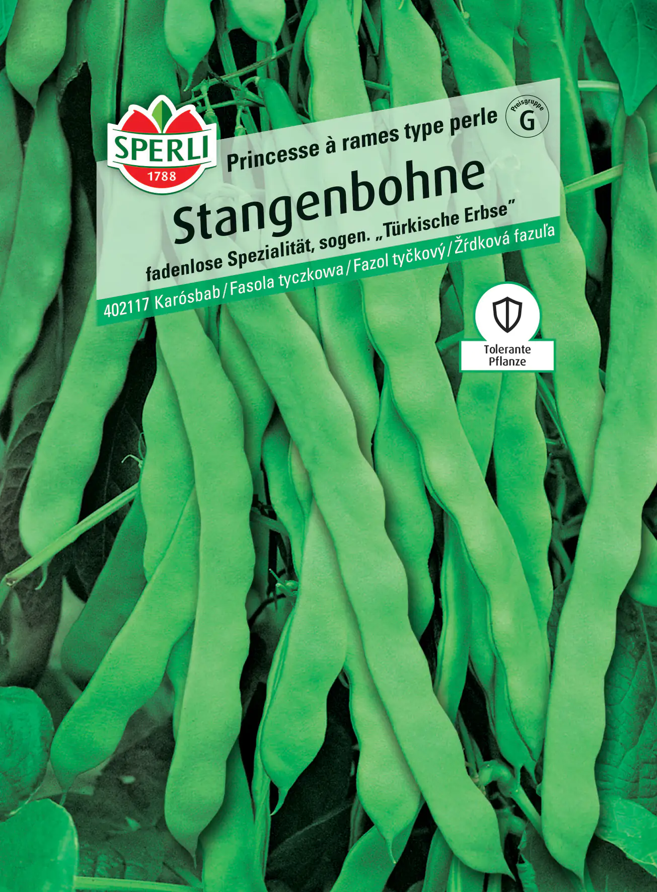 Sperli Stangenbohne Princesse à rames type perle