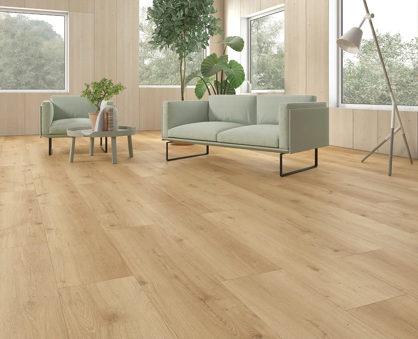 Classen Designboden HydroClick 128,5 x 19,2 cm 9 mm Stieleiche 