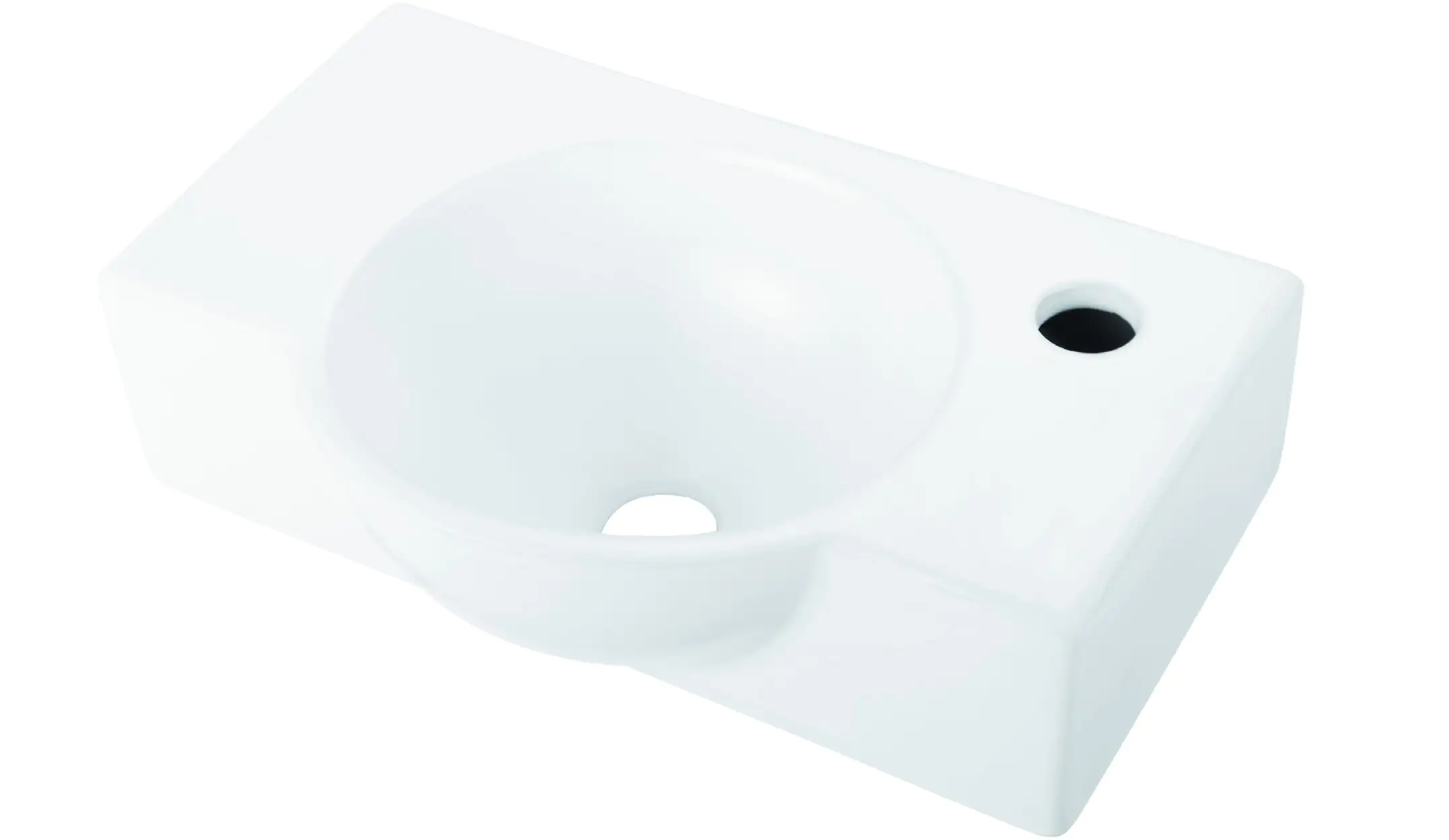 Primaster Gästewaschbecken 40 cm Diego weiß Keramik Primaster Gästewaschbecken 40 cm Diego weiß Keramik