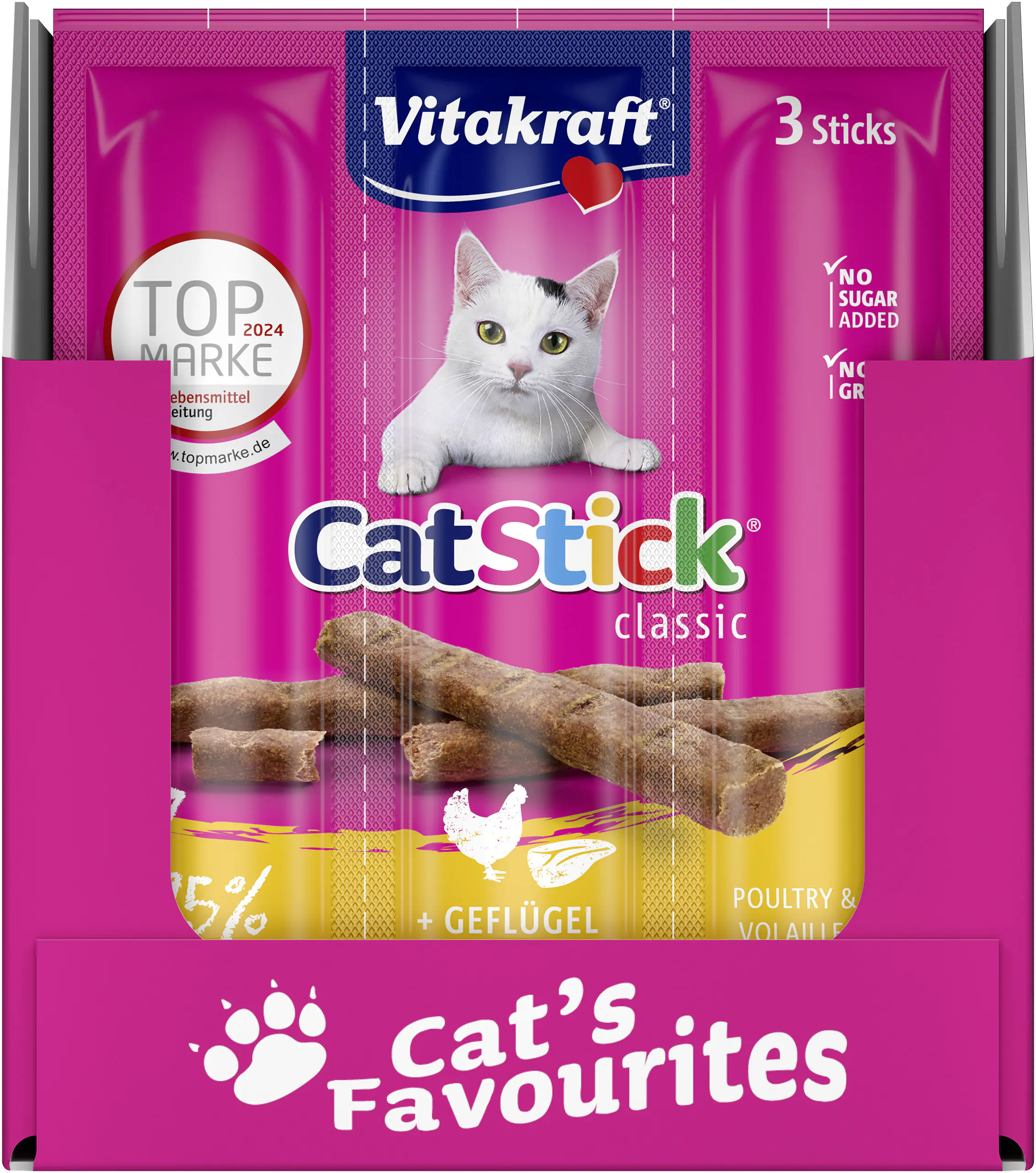 Vitakraft Katzensnack Geflügel & Leber