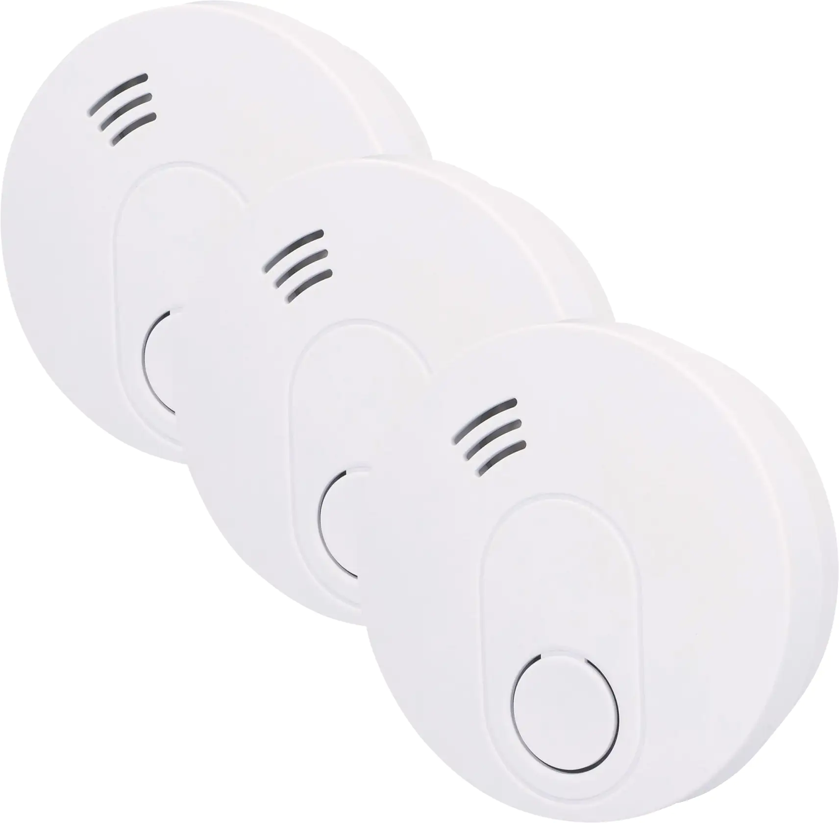 Rauchwarnmelder 3er Pack bis zu 10 Jahre Batterielaufzeit, VDS-geprüft