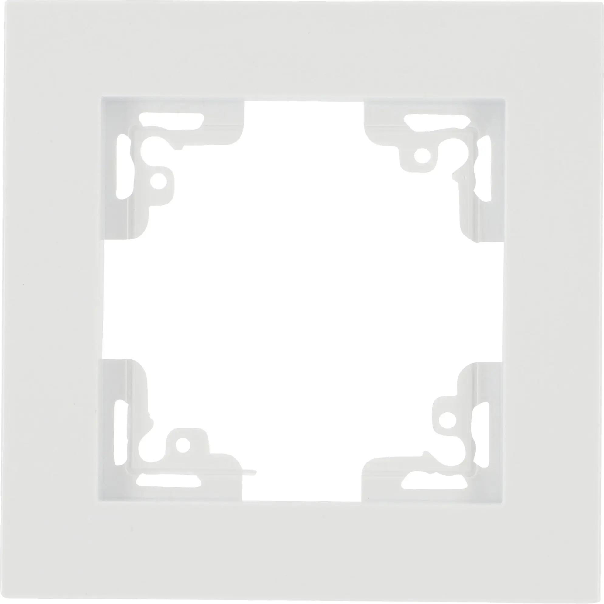 Unitec Abdeckrahmen 1-fach Melbourne S702 ultraweiß