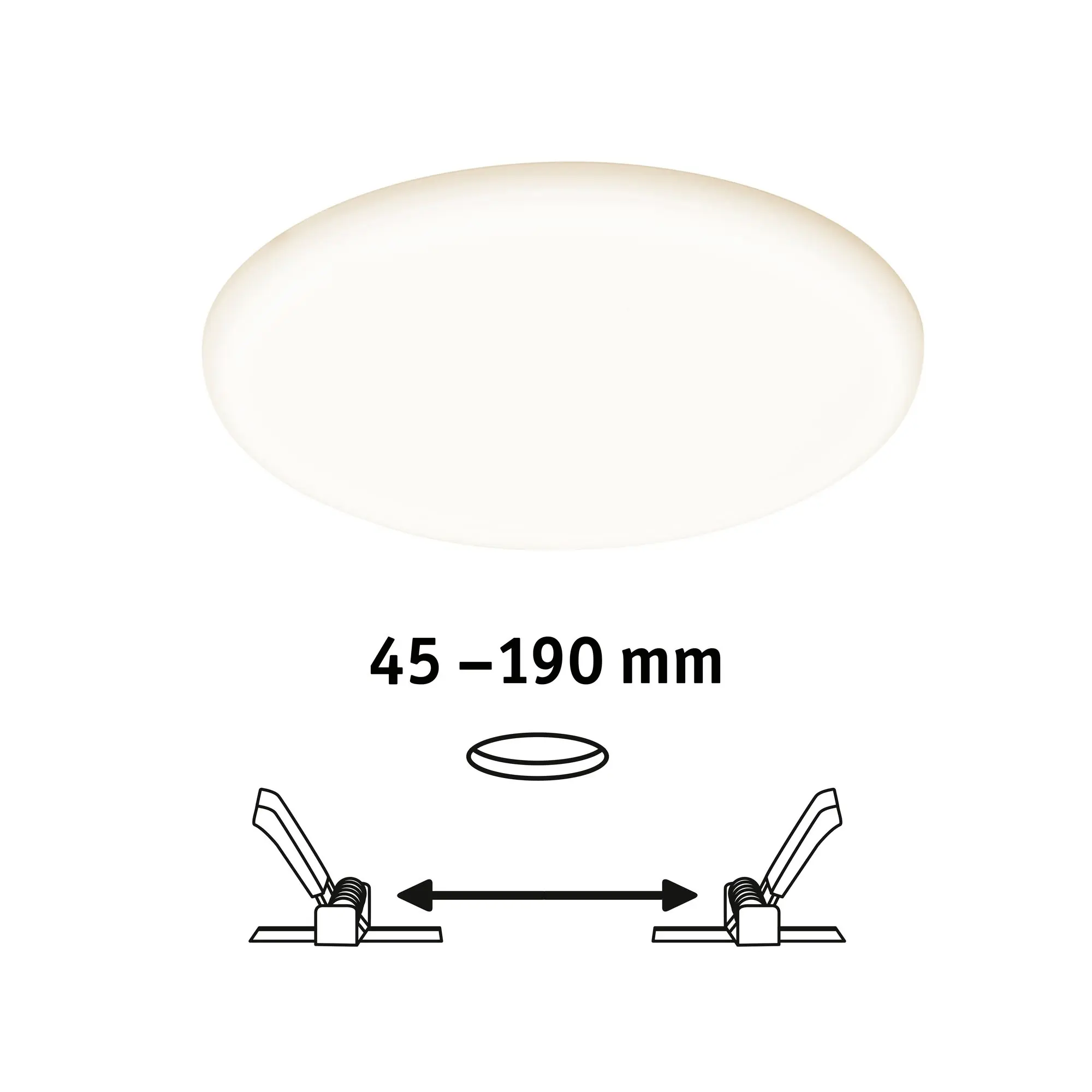 Paulmann Einbauleuchte LED Veluna Varifit WhiteSwitch rund Ø 18,5 cm 14 W