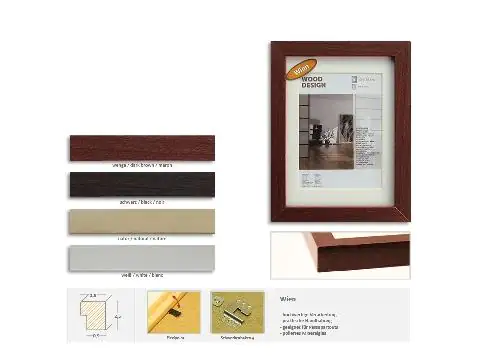 Holz Bilderrahmen Wien natur, 21 x 29,7 cm