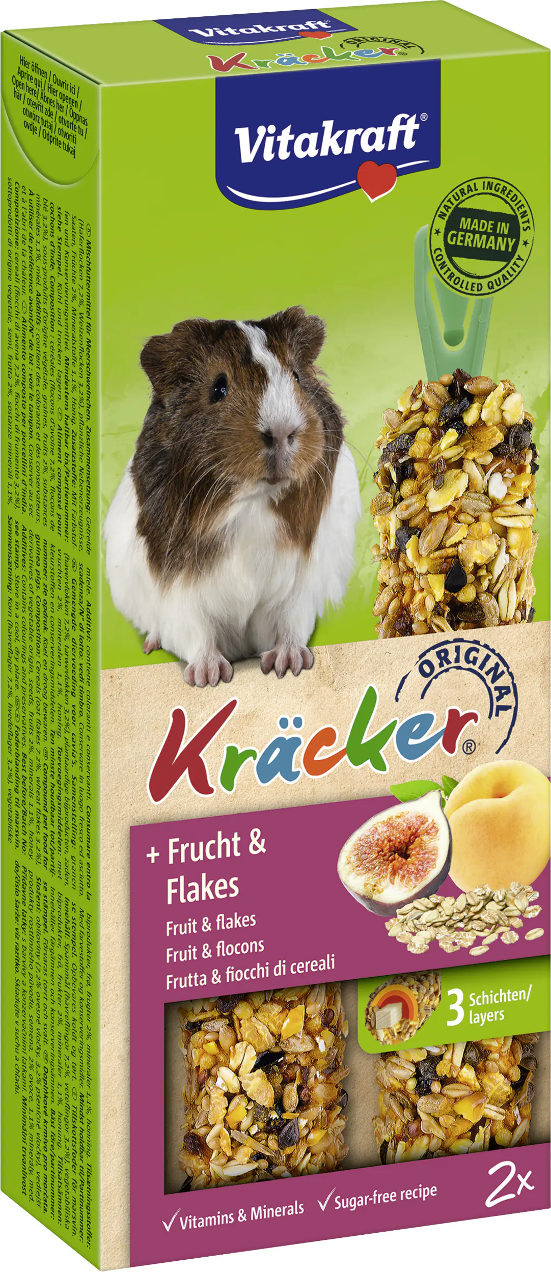 Vitakraft Kräcker® Frucht & Flakes 2 Stück / 112 g