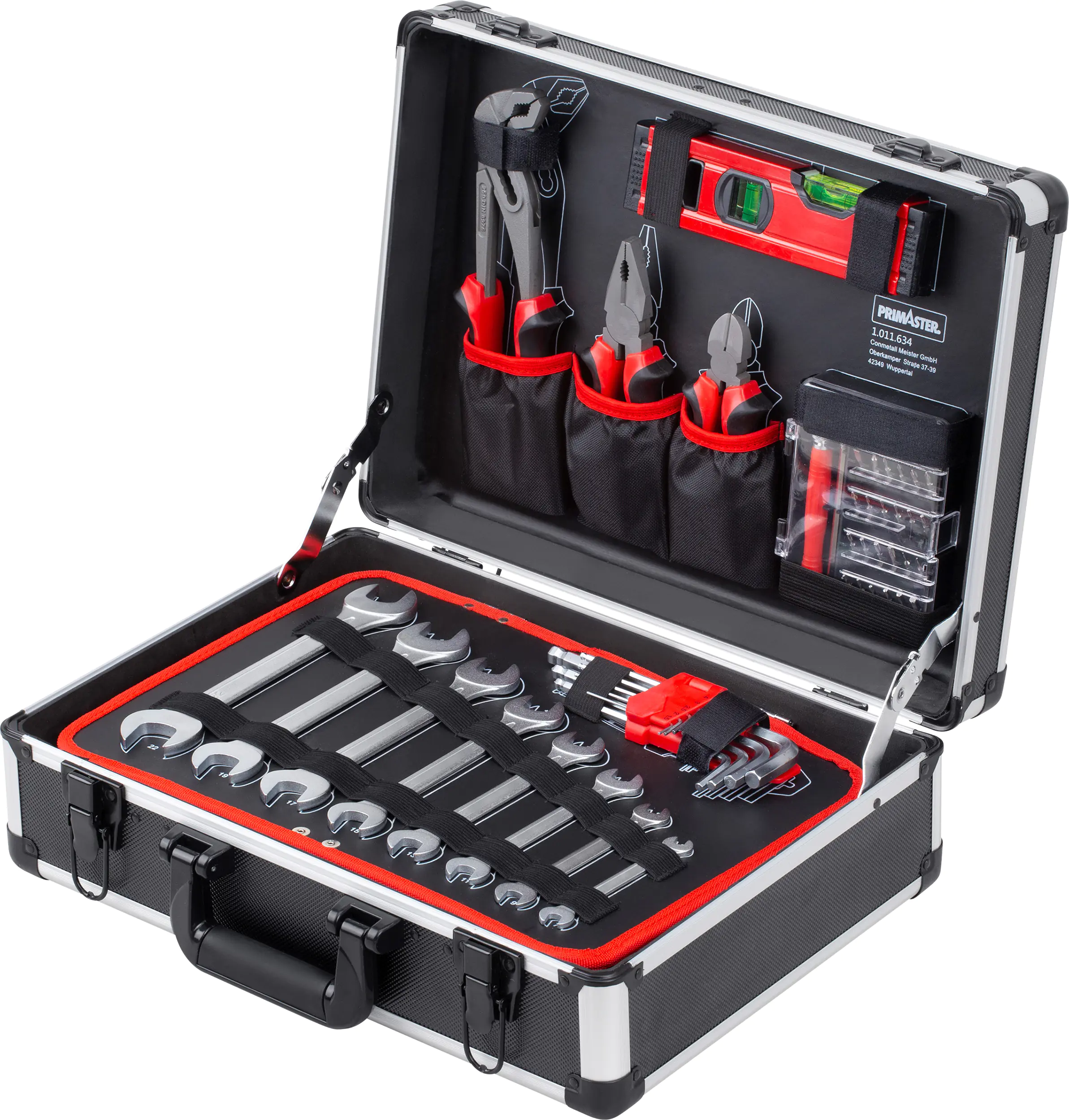 Primaster Werkzeugkoffer WK135 135-teilig 1/4" 3/8" Primaster Werkzeugkoffer WK135 135-teilig 1/4" 3/8"