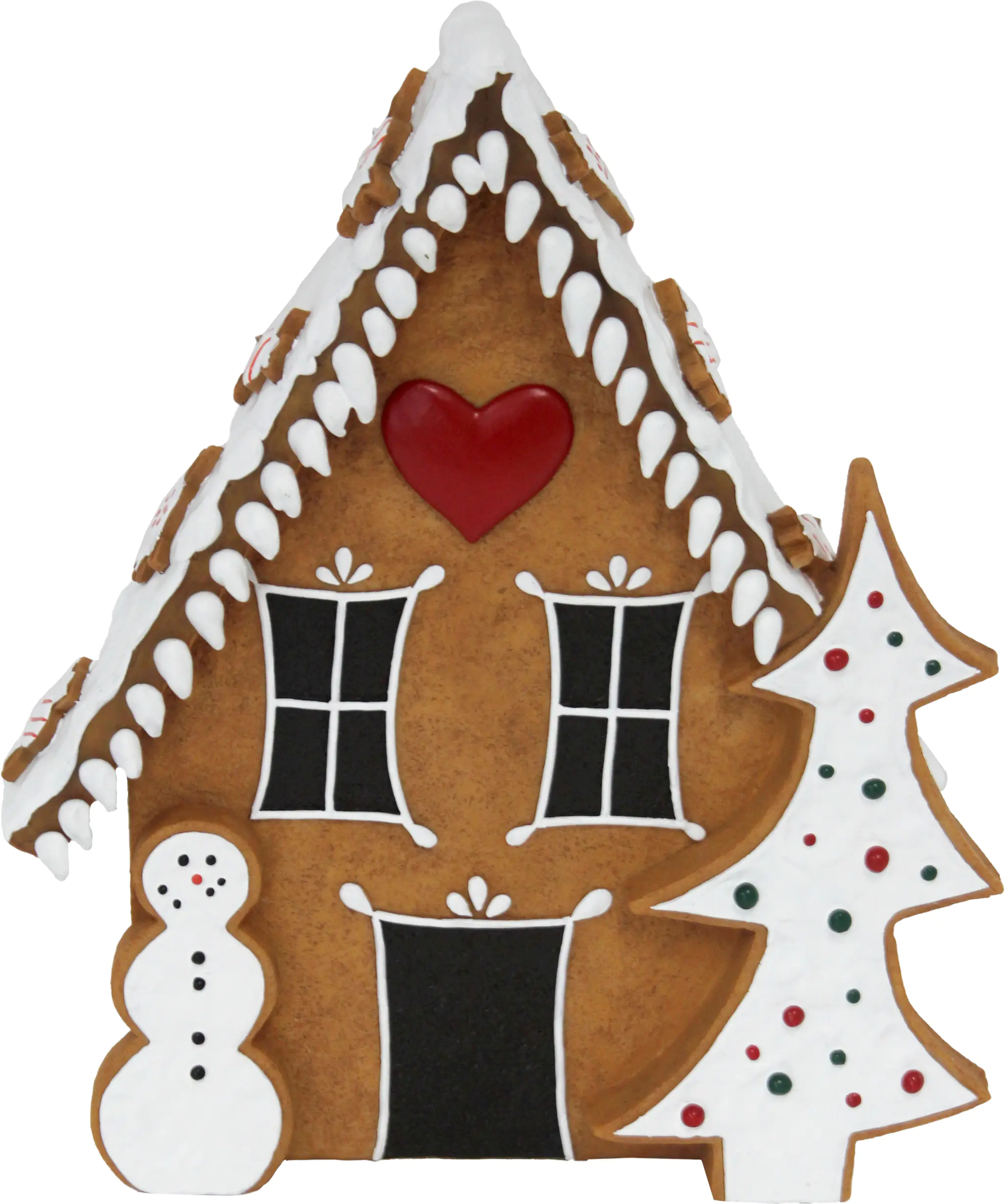 Dekofigur Pfefferkuchenhaus klein 31 x 25 x 5 cm Dekofigur Pfefferkuchenhaus klein 31 x 25 x 5 cm