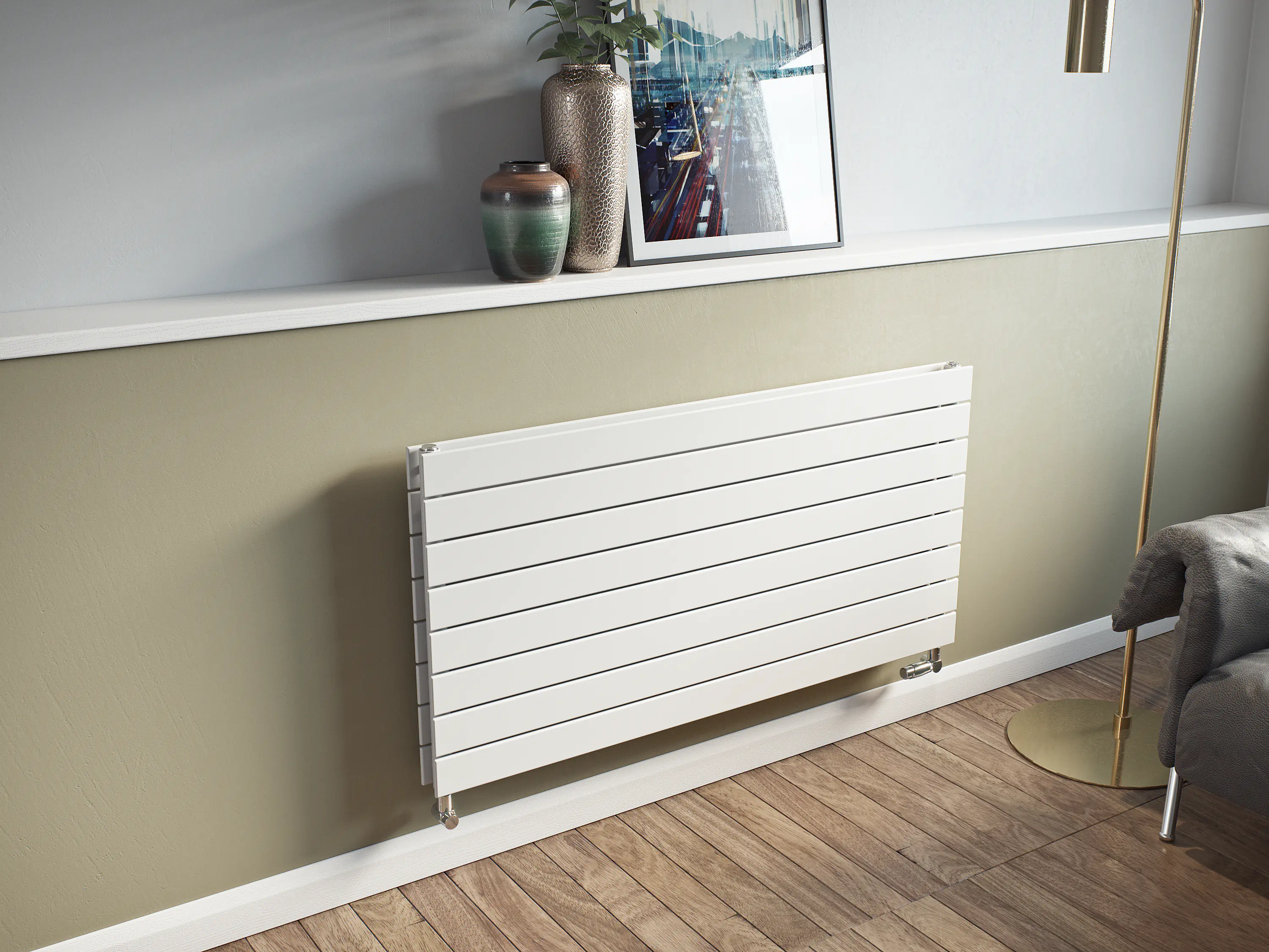 Ximax Heizkörper P1 Duplex horizontal 59,5 x 100 cm 963 Watt weiß 