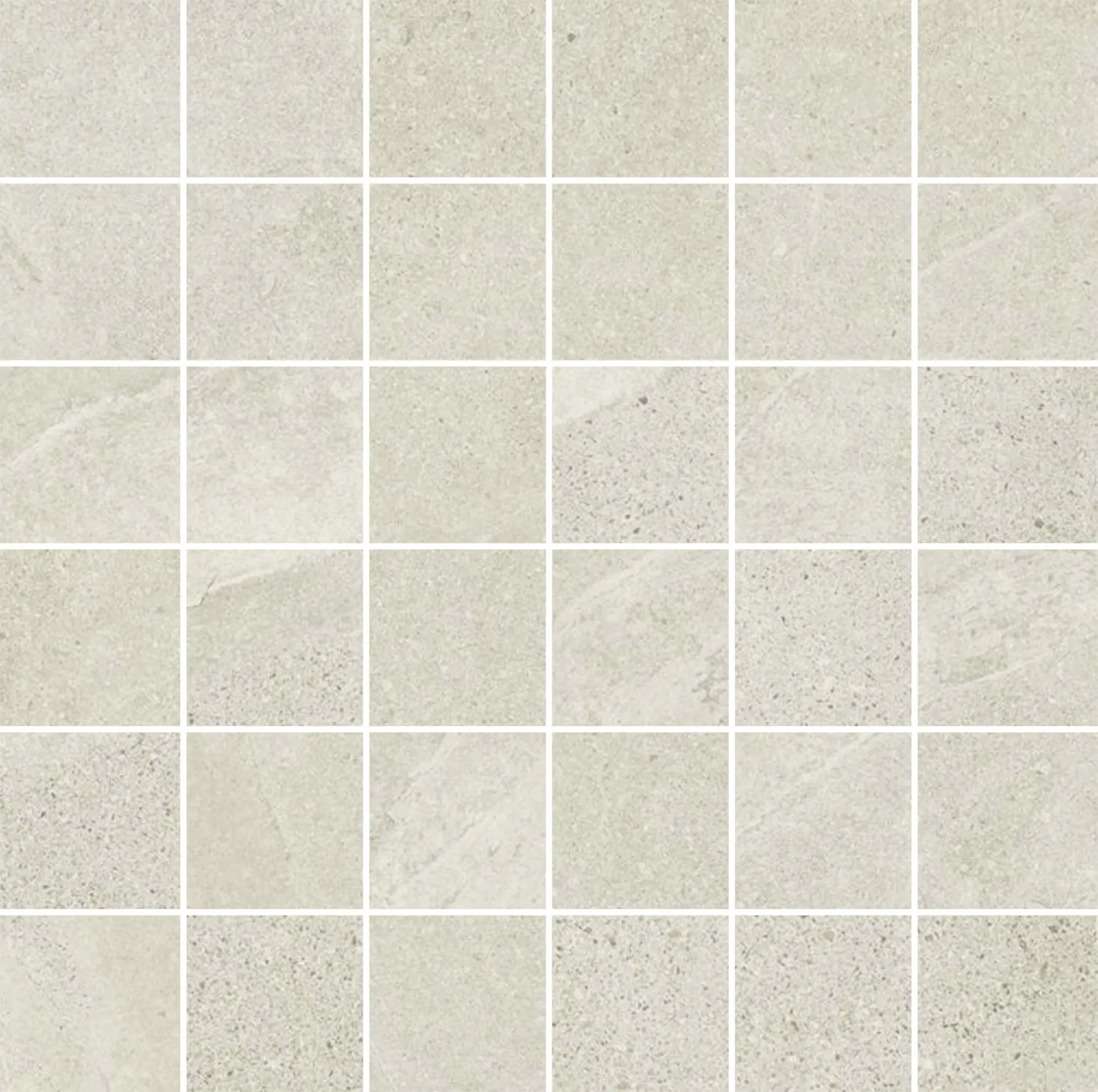 Mosaikfliese Mountain 30 x 30 cm beige Steinmaß: ca. 5 x 5 cm