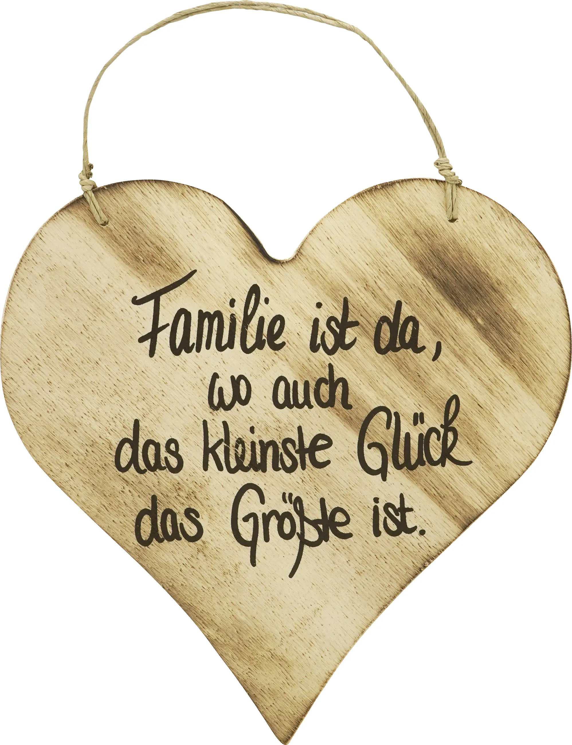 Badeko Herz Glück 25 x 25 x 4 cm natur