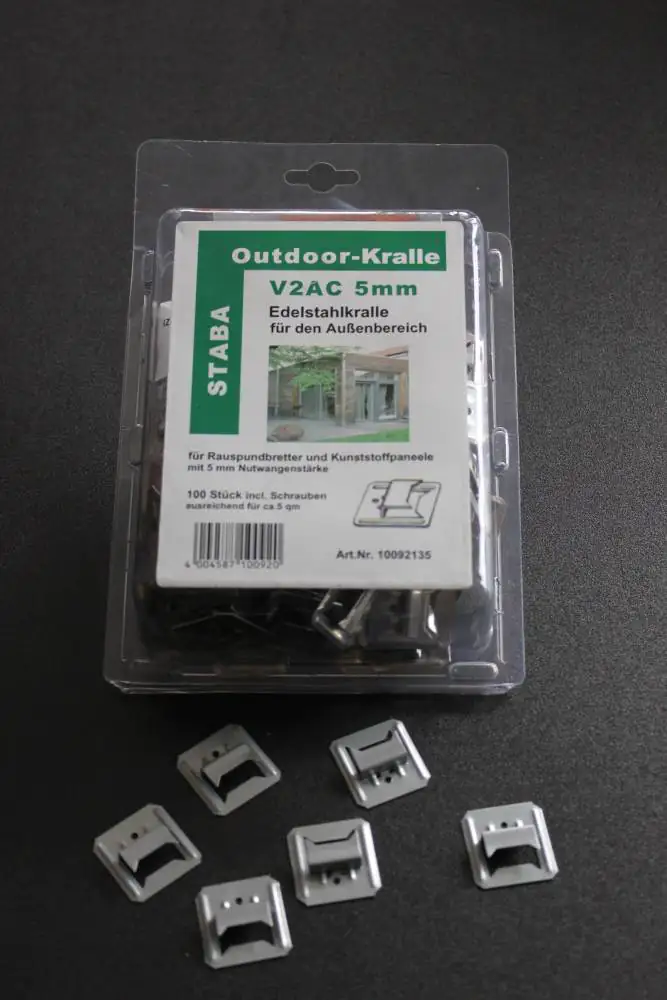 Staba Edelstahlkralle V2AC 5 mm