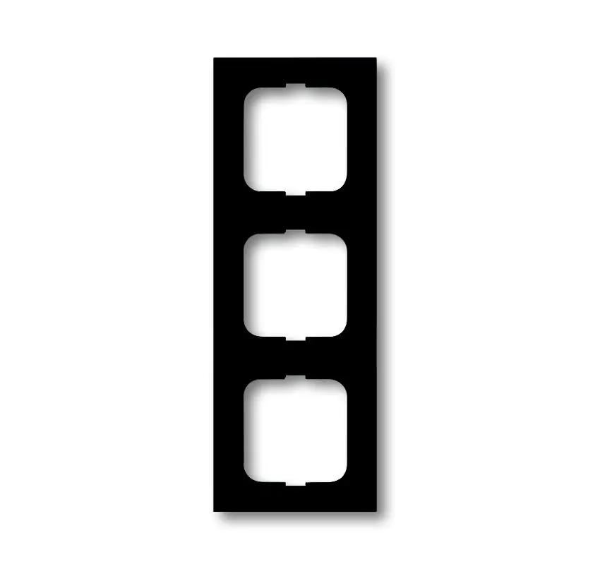 Busch Jaeger Abdeckrahmen 3-fach Future Linear schwarz matt 1723-885K 