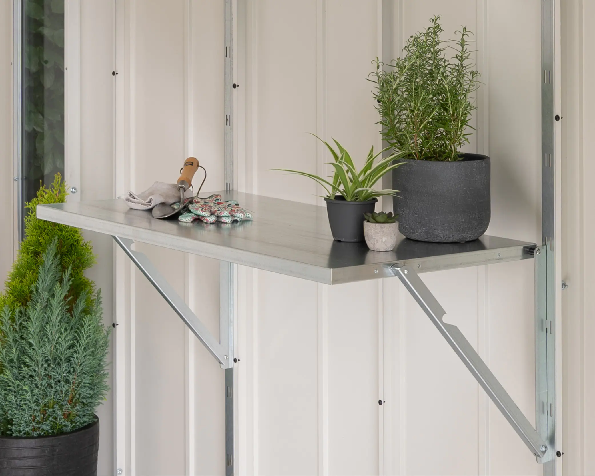 EcoStar Klapptisch 480 für Gerätehaus EcoStar Klapptisch 480 für Gerätehaus