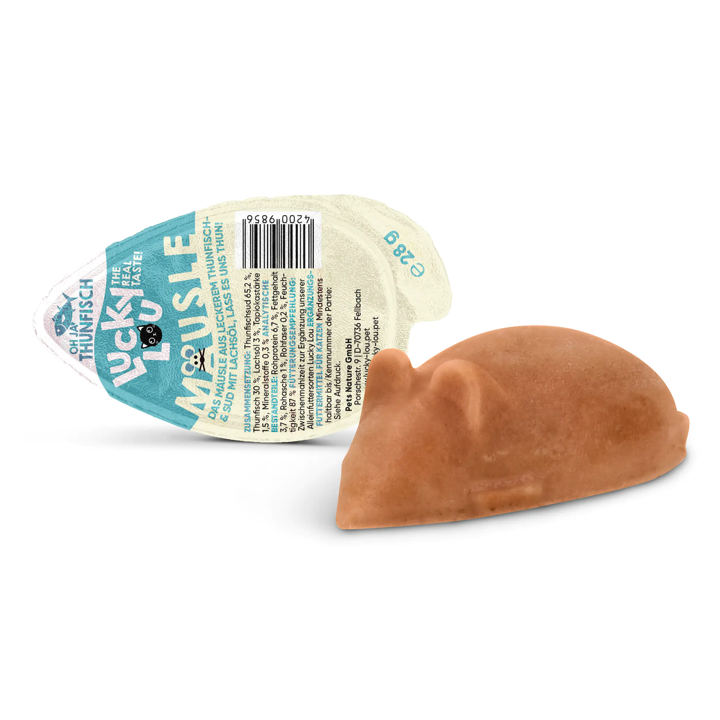 Lucky Lou Katzensnack Mäusle Thunfisch 28 g