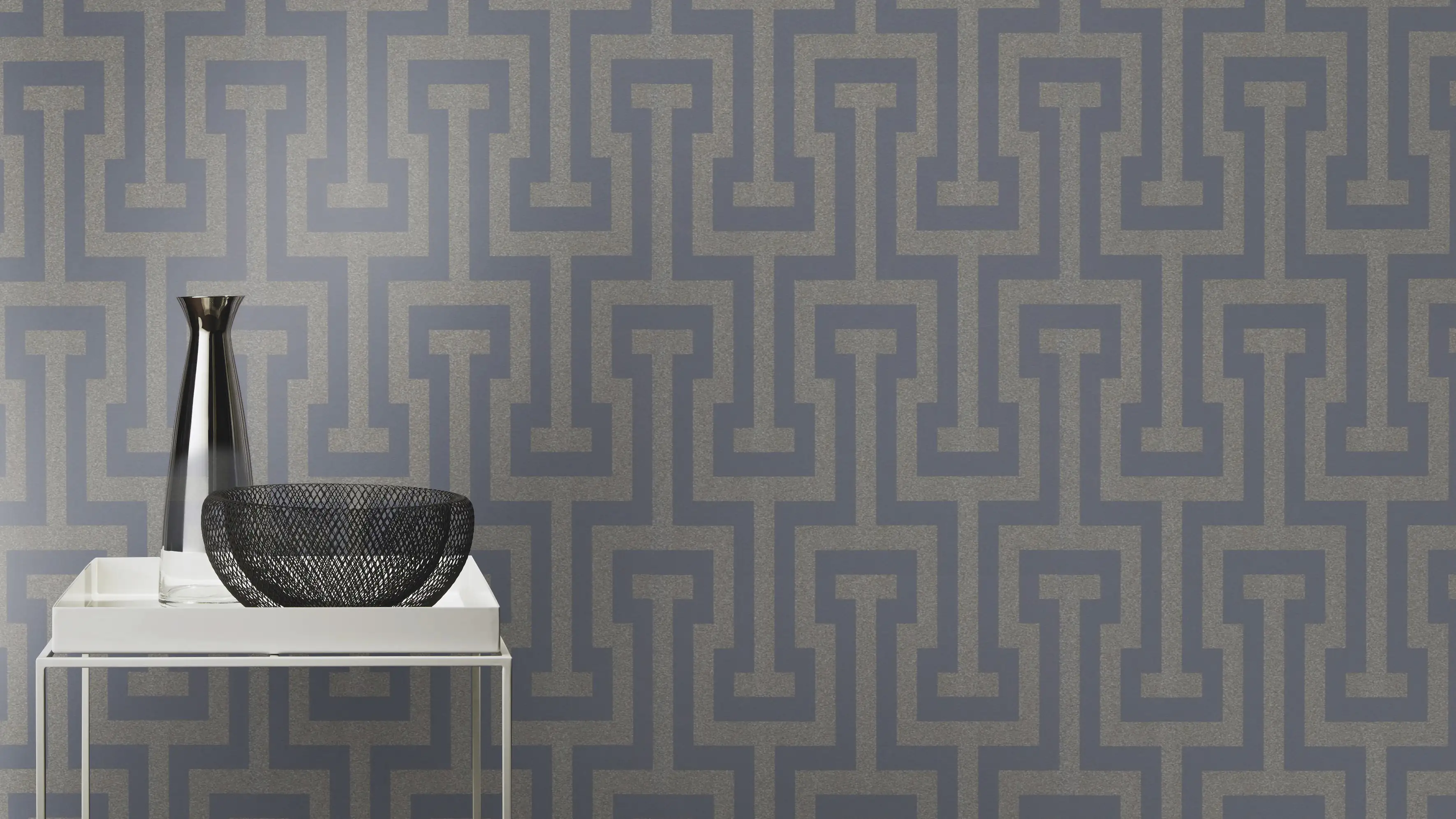 Rasch Vliestapete 523928 Sparkling blau 0,05 x 0,53 m