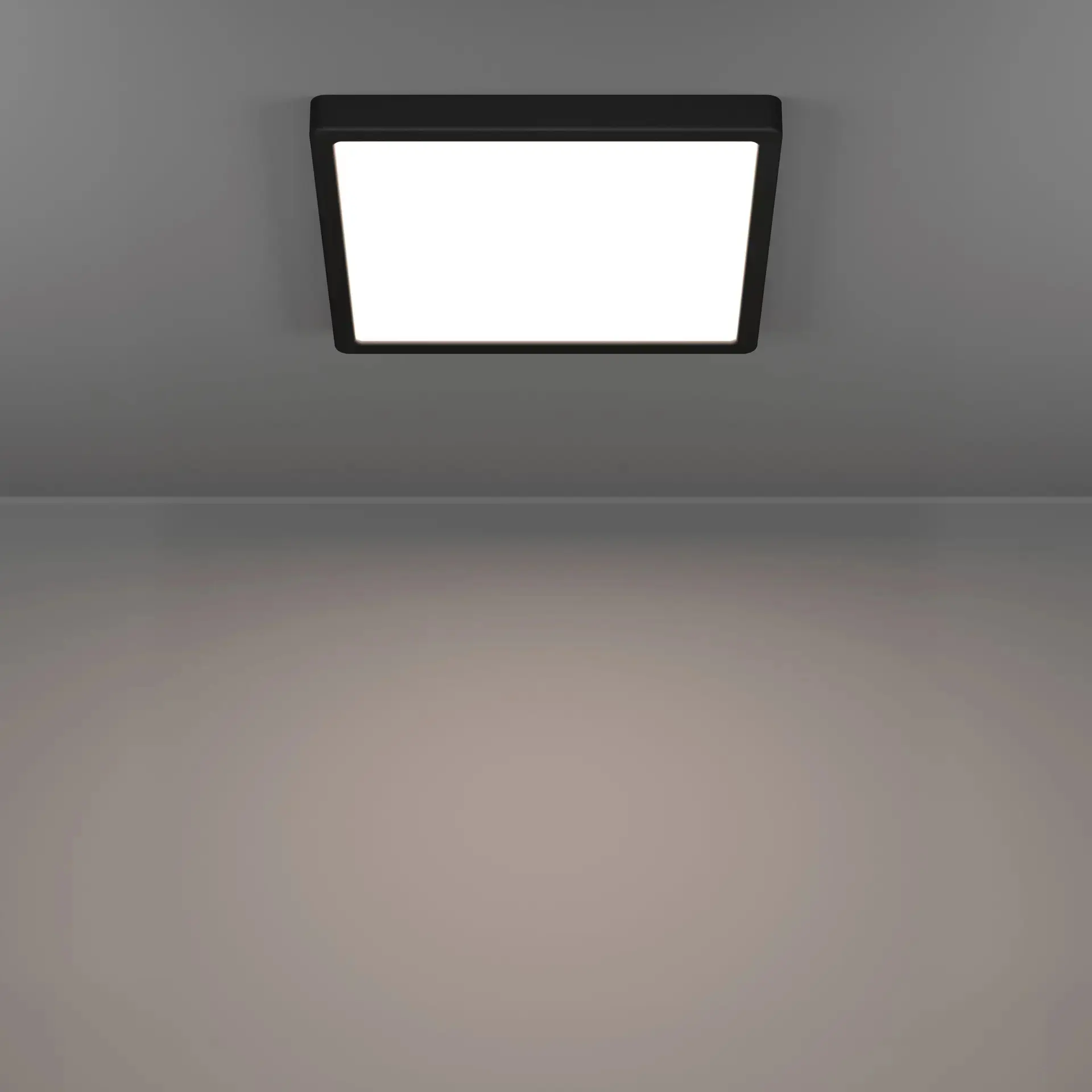 Eglo LED Deckenleuchte Fueva 6 schwarz 29 x 29 cm warmweiß-kaltweiß