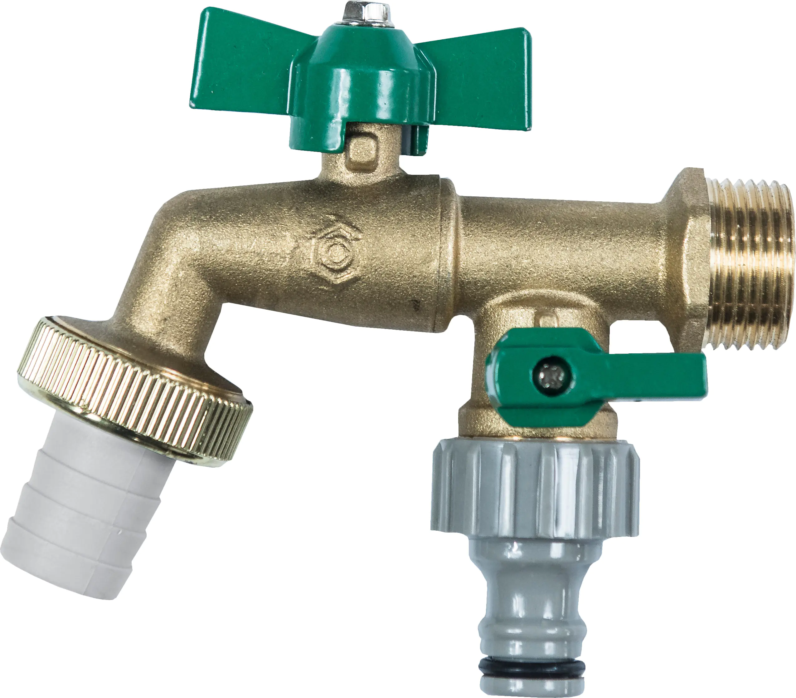 Meister Zweiwege-Kugel-Auslaufventil 3/4" Messing Ø 19 mm