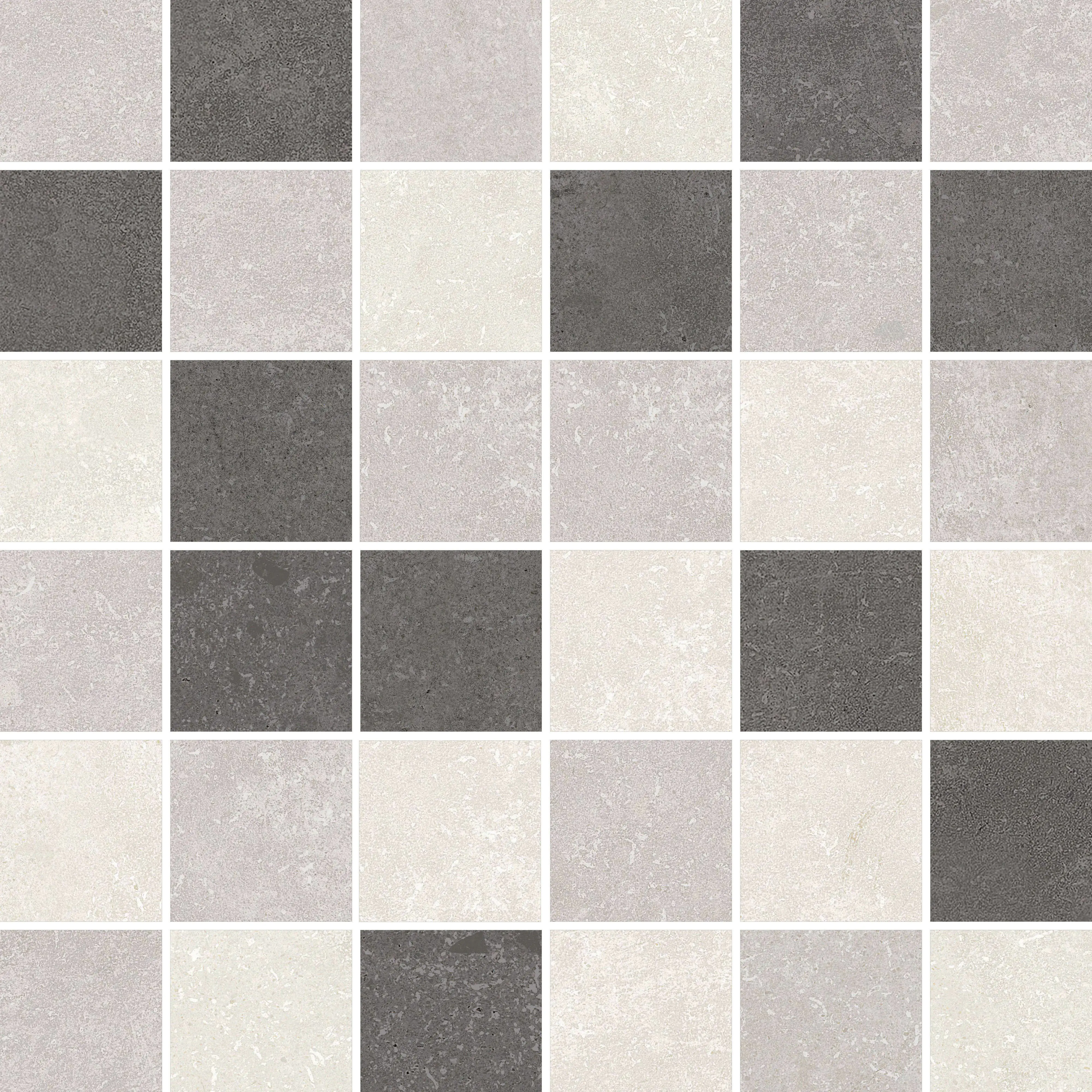 Mosaikfliese Stone Quadrat 30 x 30 cm beige-grau Steinmaß: ca.  5 x  5 cm