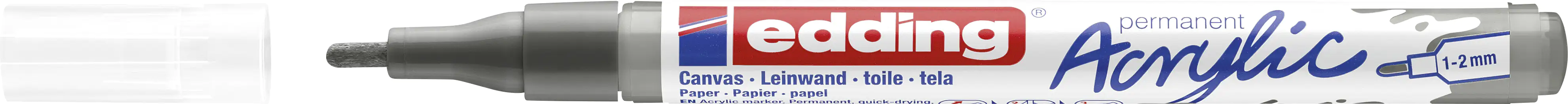 edding 5300 Acrylmarker fein anthrazit 1 - 2 mm