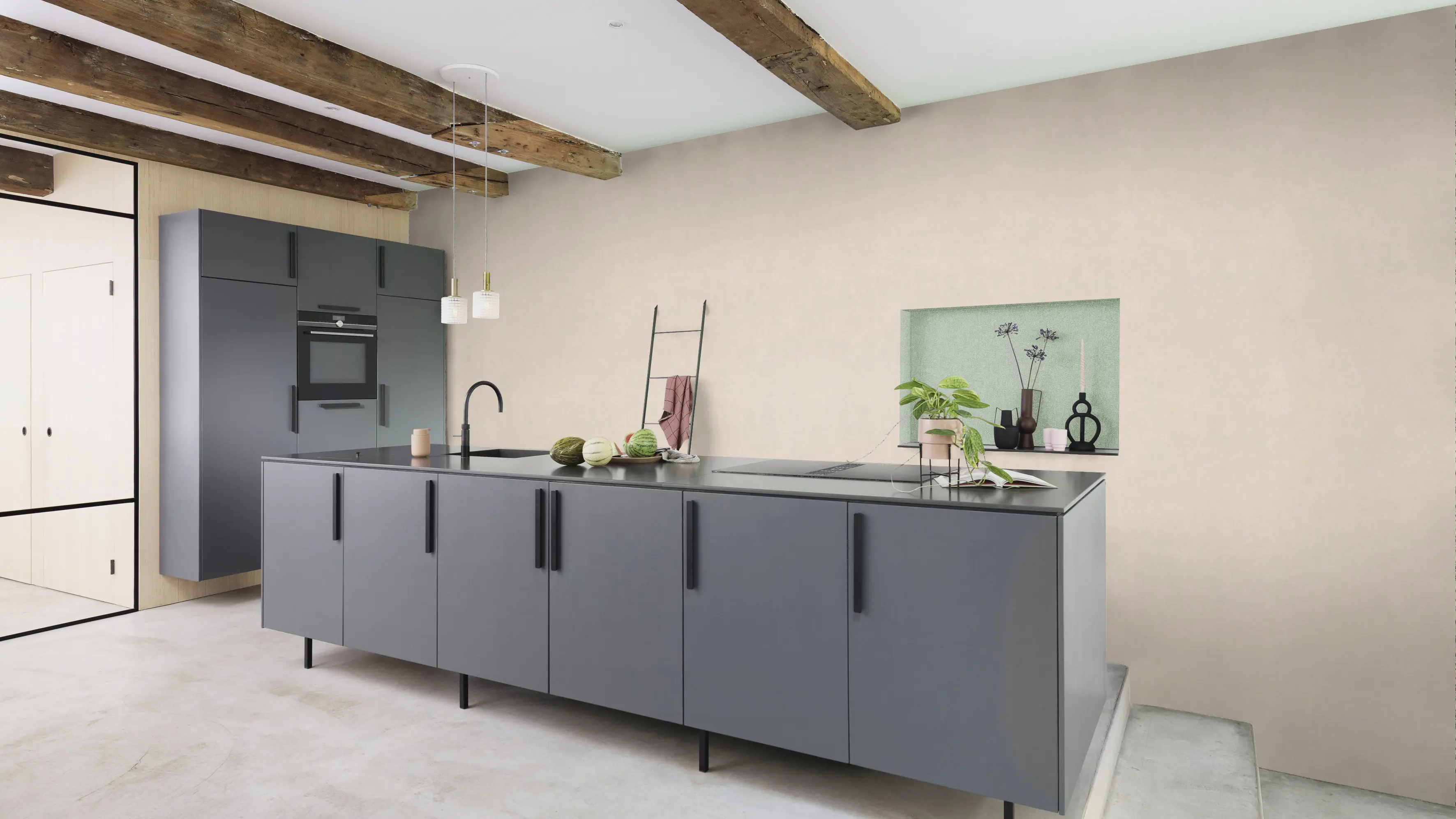 Rasch Vliestapete Paraíso Uni beige 10,05 x 0,53 m