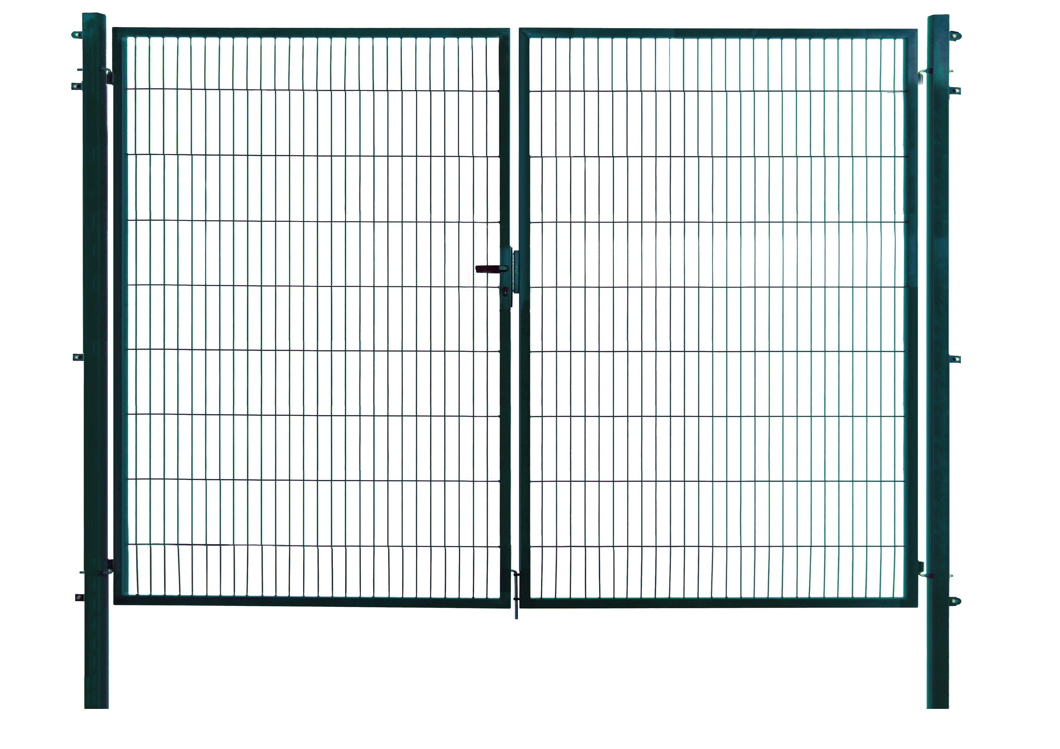 Floraworld Gartentor doppelflügelig Comfort 300 x 180 cm  moosgrün