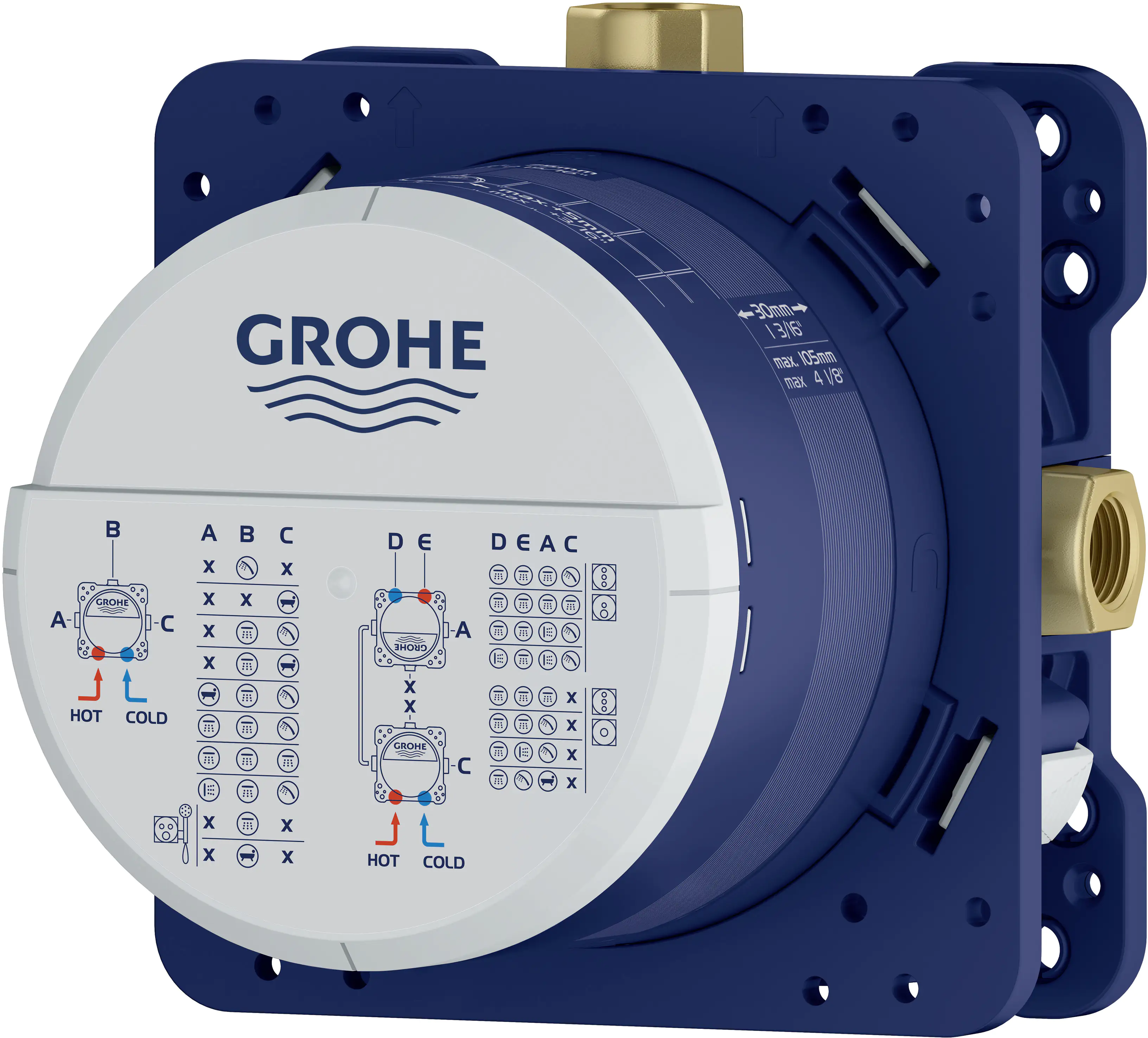 Grohe Rapido SmartBox Universal Unterputz-Einbaukörper DN 15