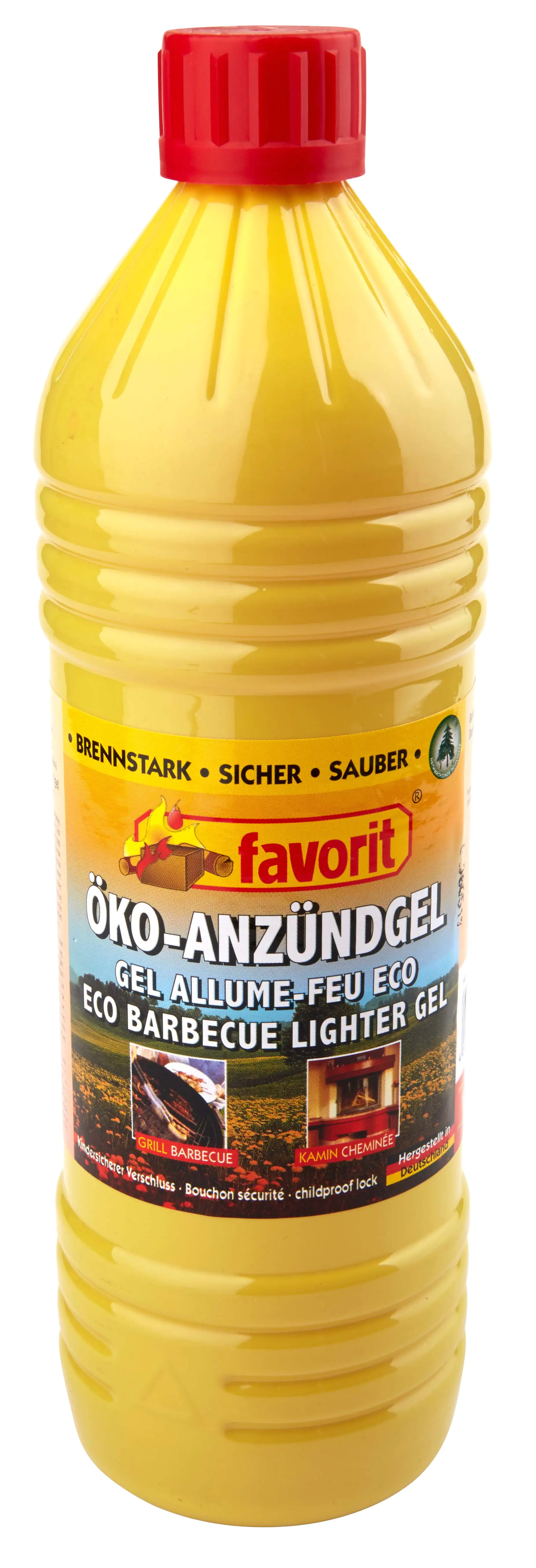 4006822312631 Favorit Öko-Zündpaste 1L Flasche