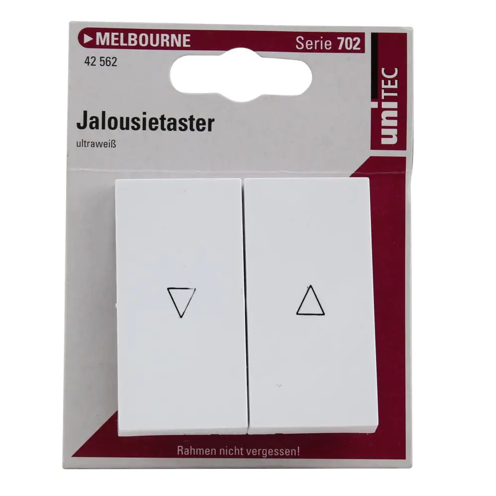 Unitec Jalousie-Taster Melbourne S702 ultraweiß