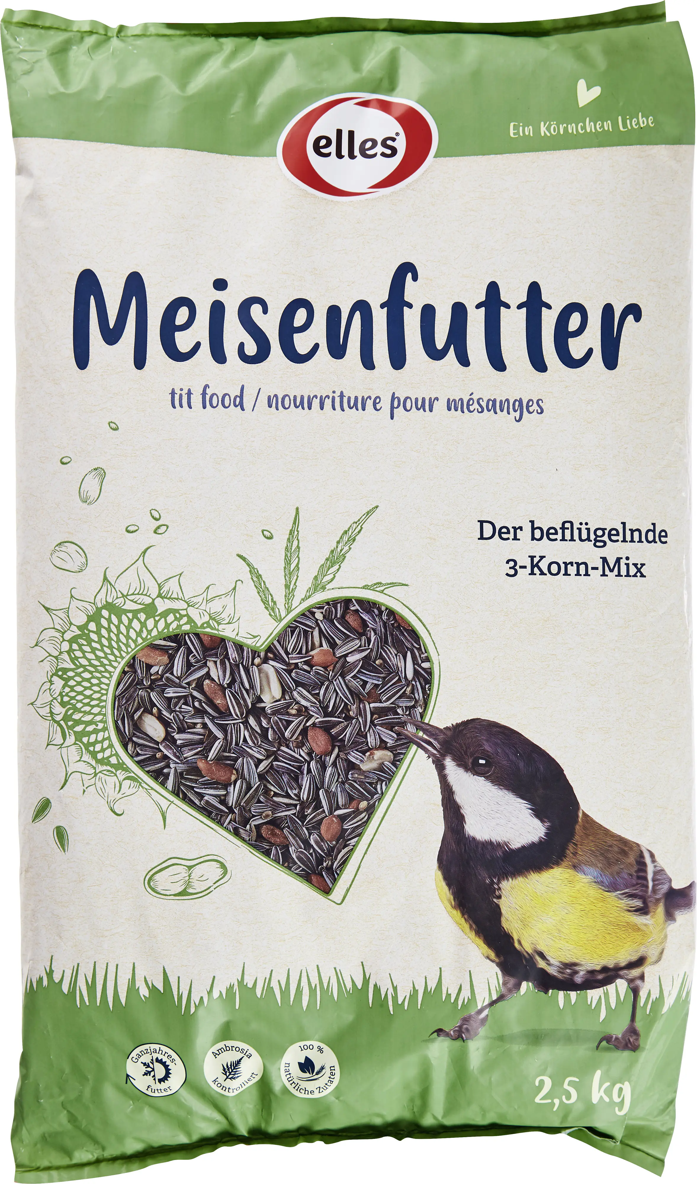 Elles Wildvogelfutter Meisenfutter 2,5 kg Elles Wildvogelfutter Meisenfutter 2,5 kg