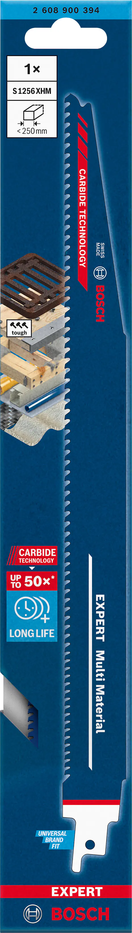 Bosch EXPERT Multi Material Säbelsägeblatt S1256XHM  Bosch EXPERT Multi Material Säbelsägeblatt S1256XHM