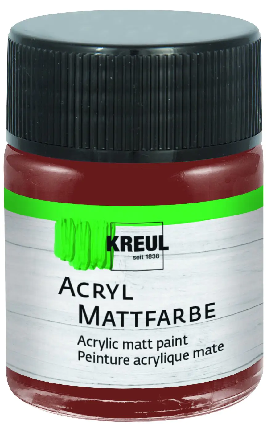 Kreul Acryl Mattfarbe rehbraun 50 ml