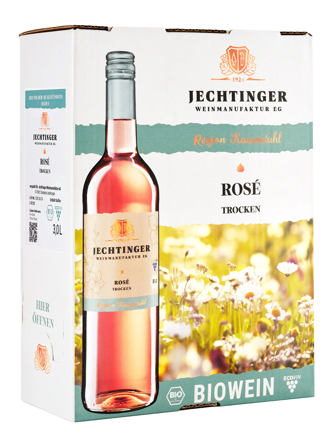 Jechtinger Rose Haus und Hof QW trocken Bag in Box 3,0l