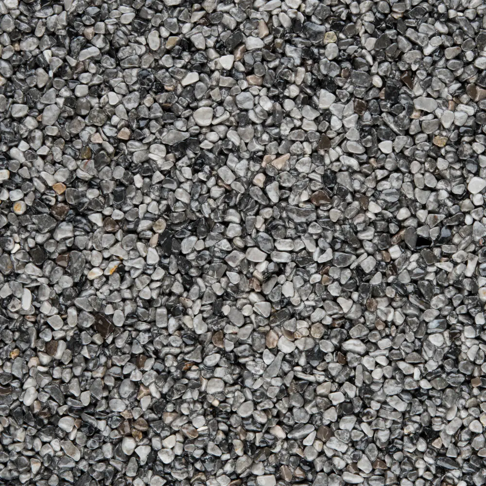 RAVELLO Steinteppich Boden Indoor Körnung Fein Farbe grau 15 kg Set