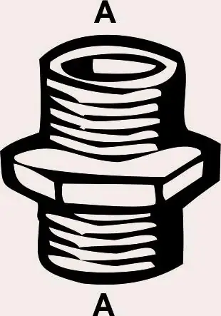 Cornat Doppelnippel 3/4" verzinkt