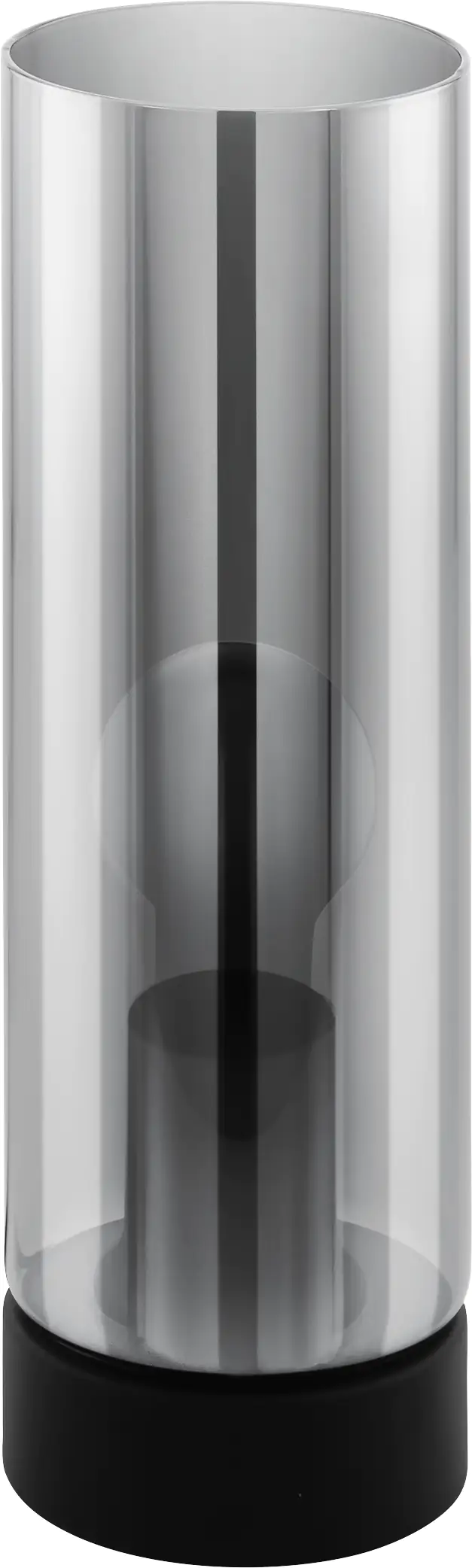 Eglo Tischleuchte Damasco 1 schwarz-transparent Ø 10 cm