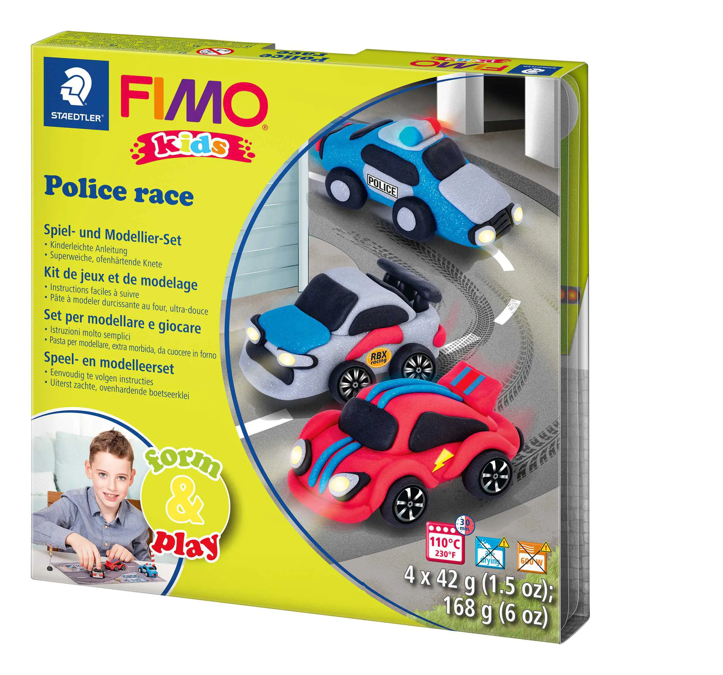 FIMO kids Form & Play Set Police Race