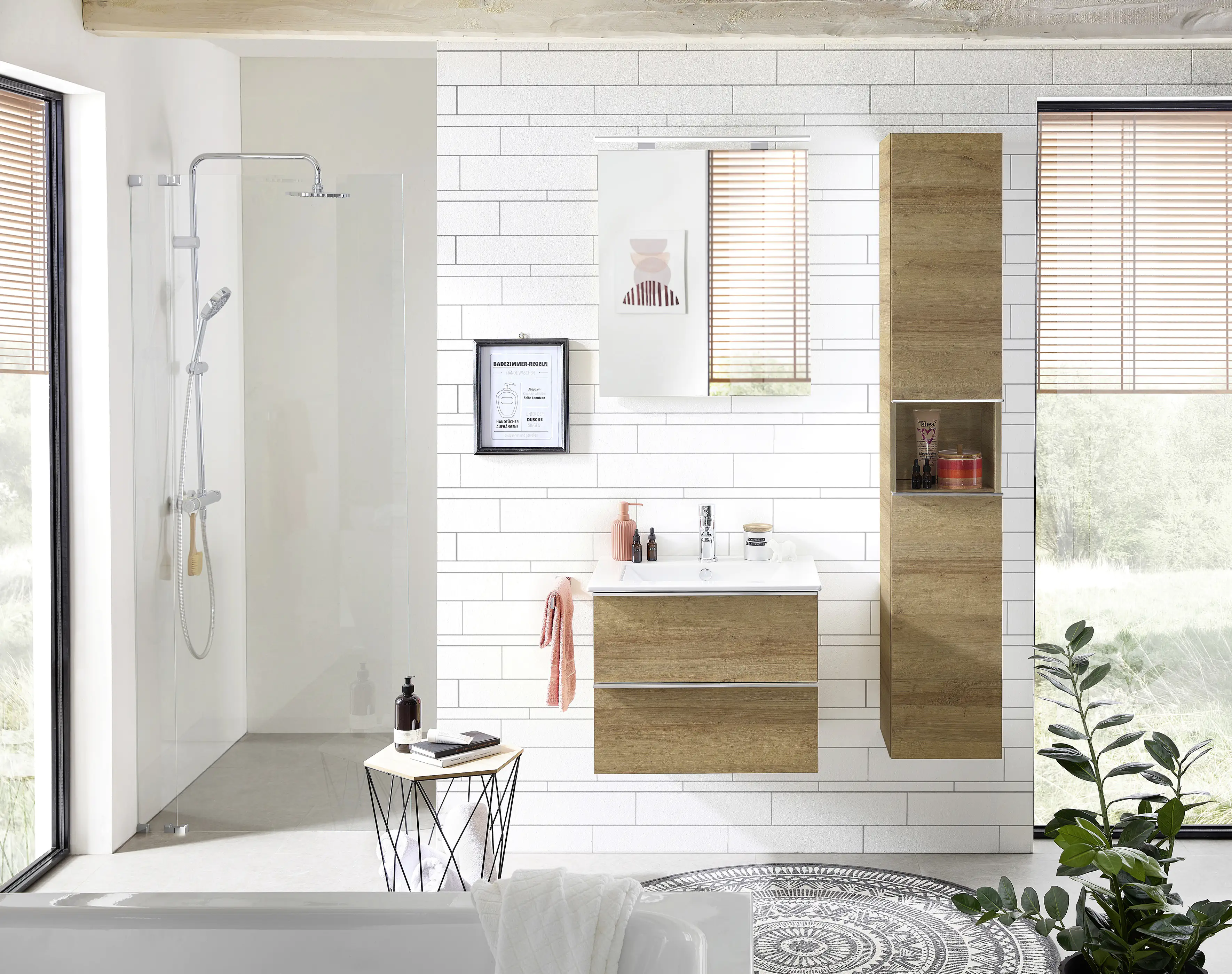 Primaster Hochschrank Düsseldorf riviera 168 x 30 x 33 cm