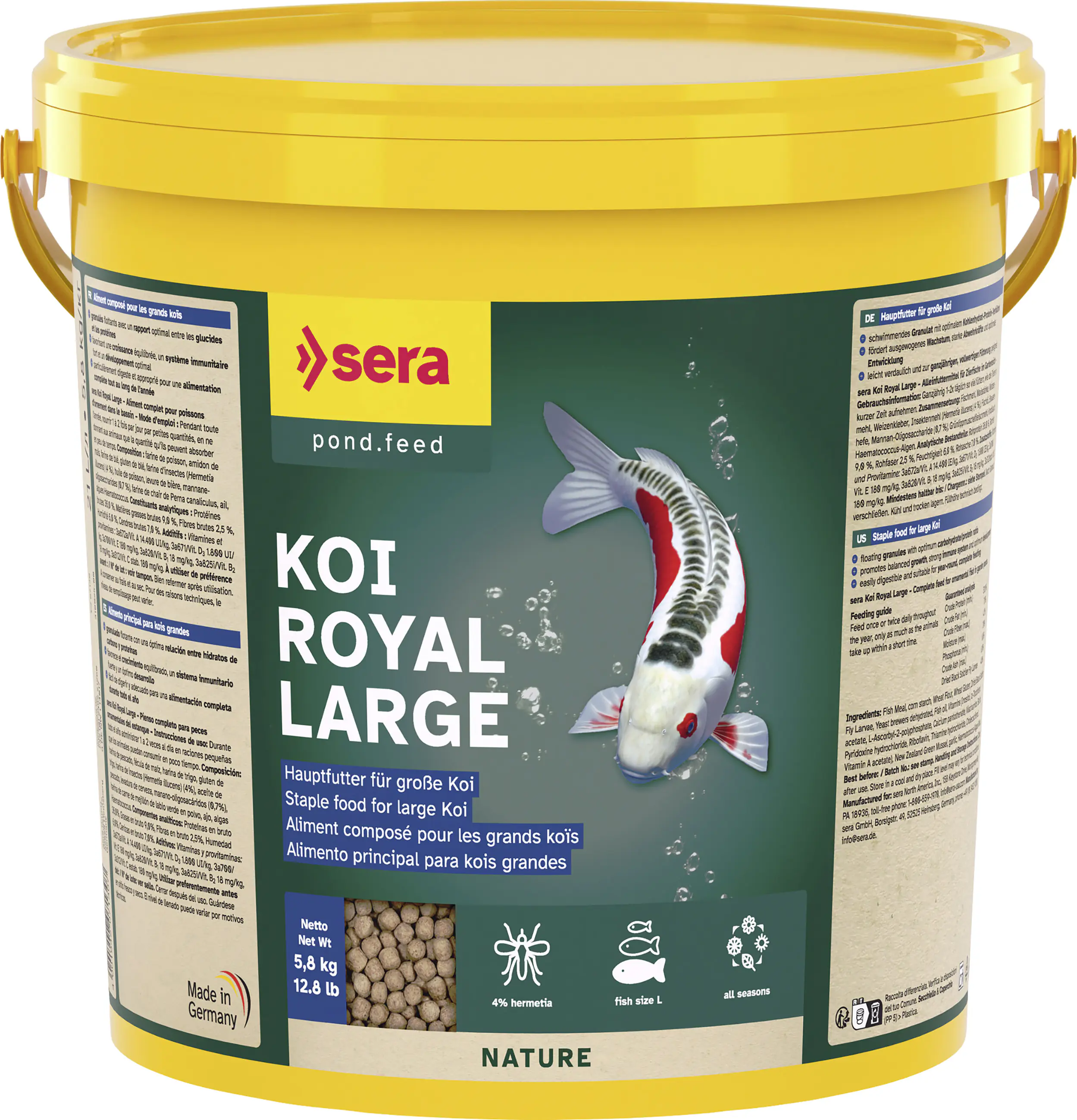 Sera Koifutter Royal Large für größere Koi 21 L Sera Koifutter Royal Large für größere Koi 21 L
