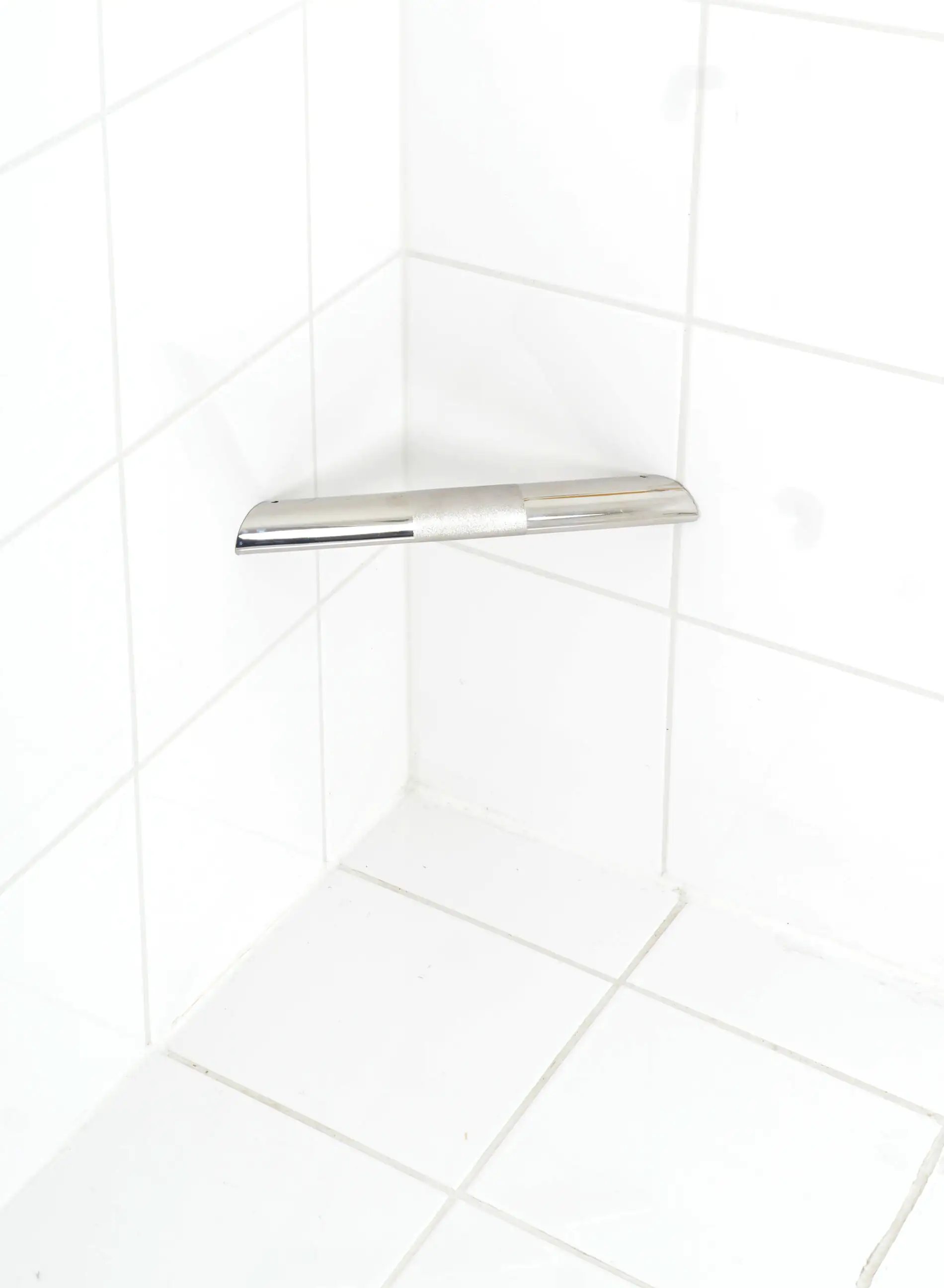 Ridder Fußstütze Lex S, chromfarben glänzend, mit rutschhemmender Fläche, Edelstahl